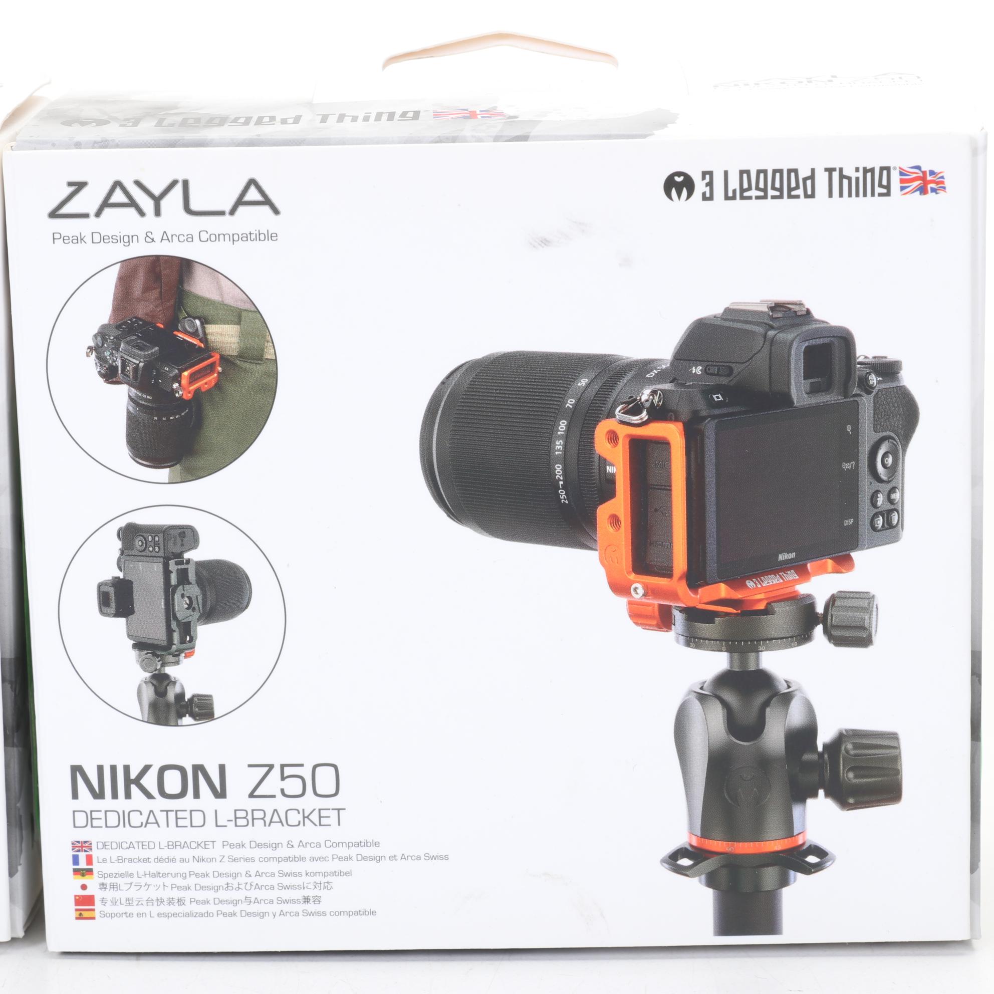 Nikon Accessories with Power Grips, L-Brackets and Battery Pack