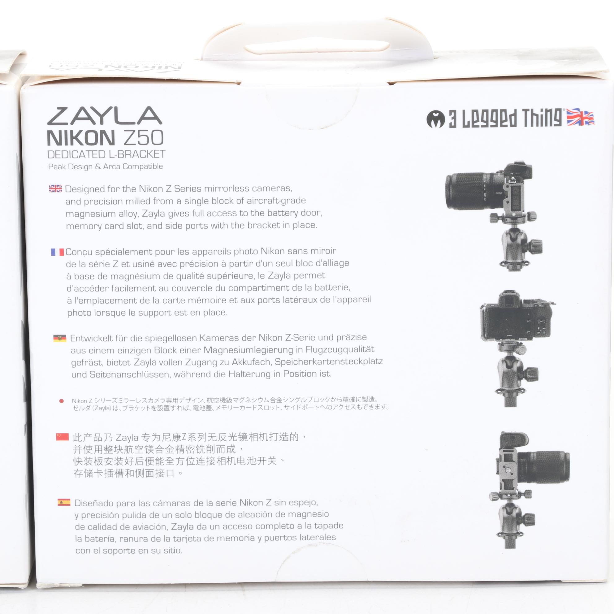 Nikon Accessories with Power Grips, L-Brackets and Battery Pack