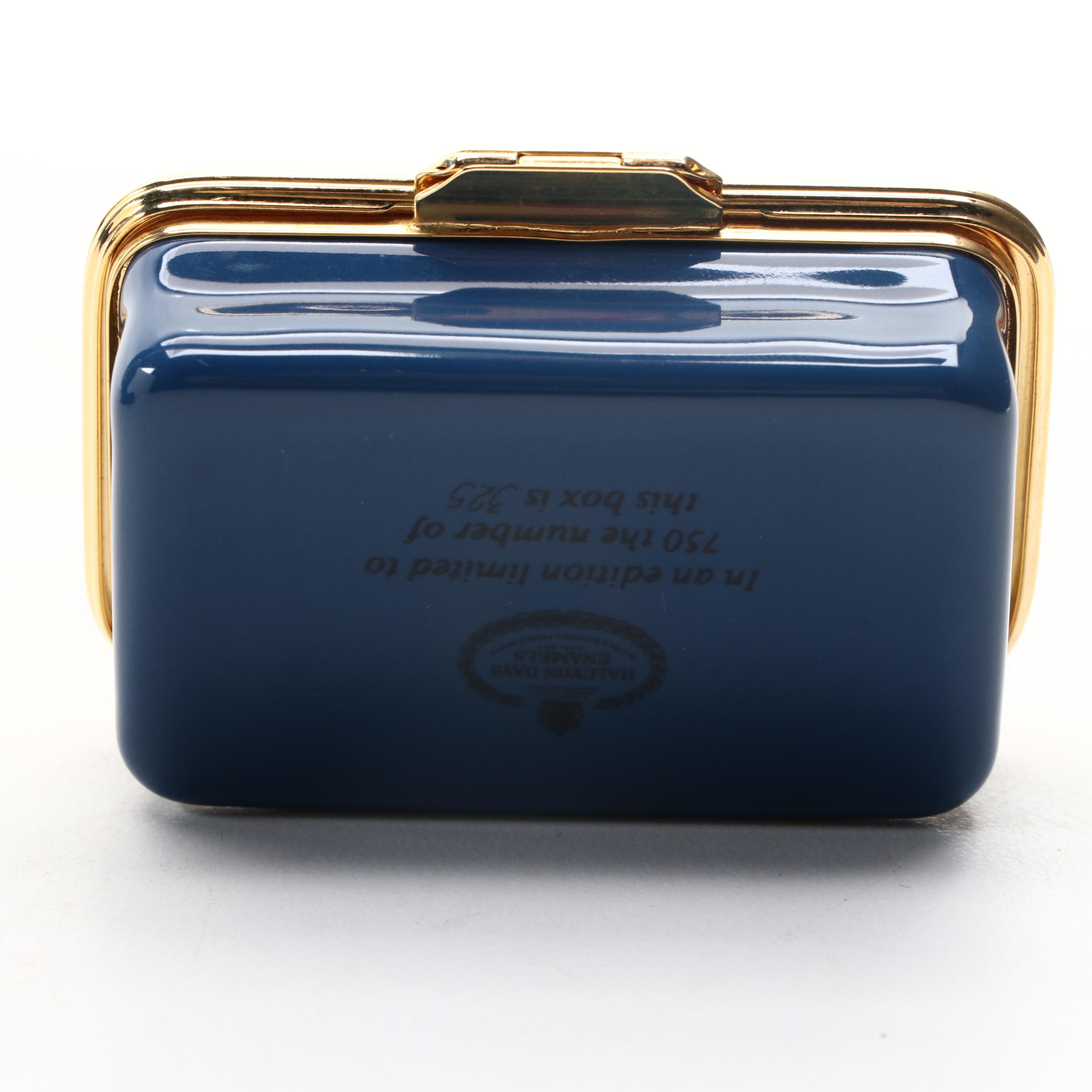 Halcyon Days Limited Edition "The Royal Yacht Britannia" Enamel Box