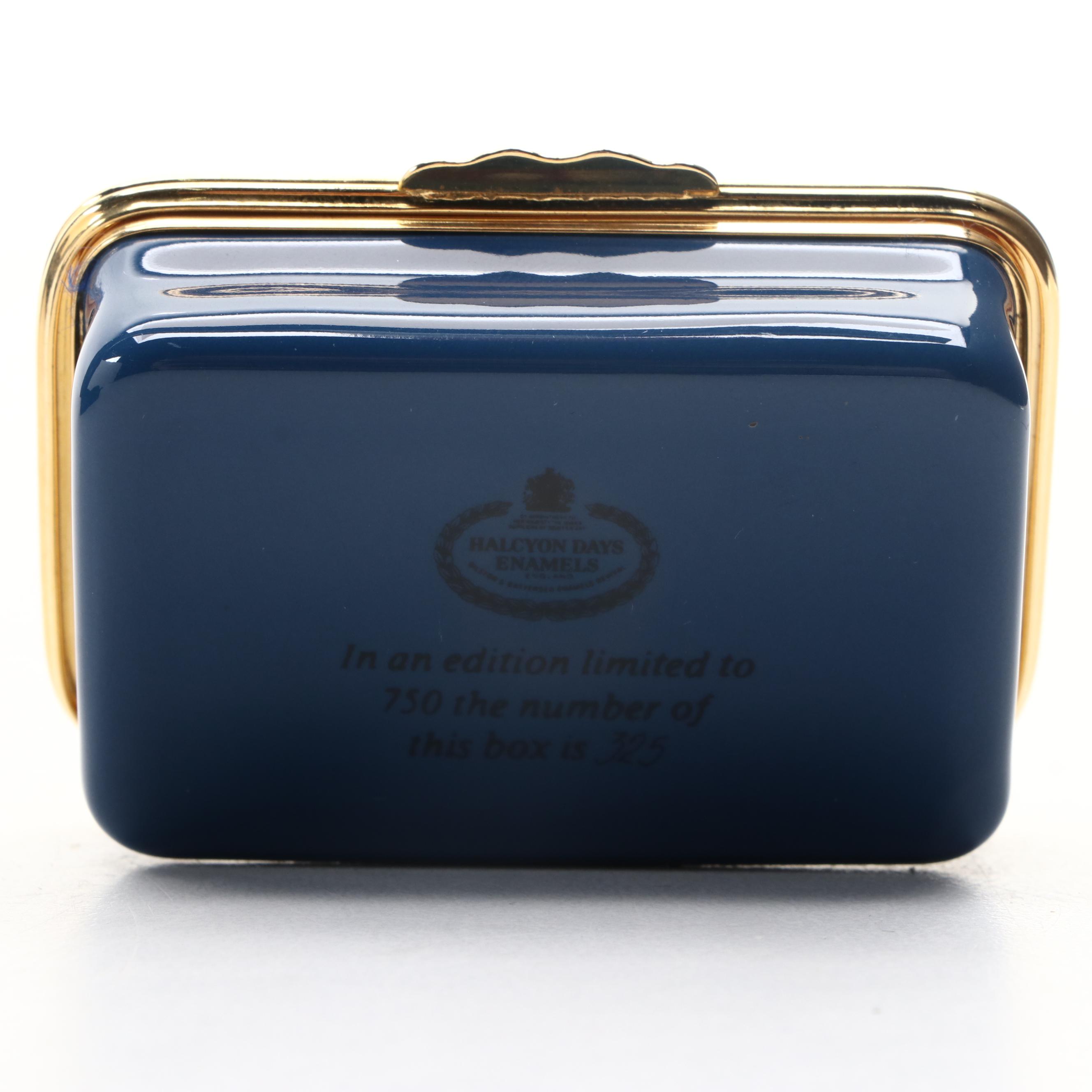Halcyon Days Limited Edition "The Royal Yacht Britannia" Enamel Box