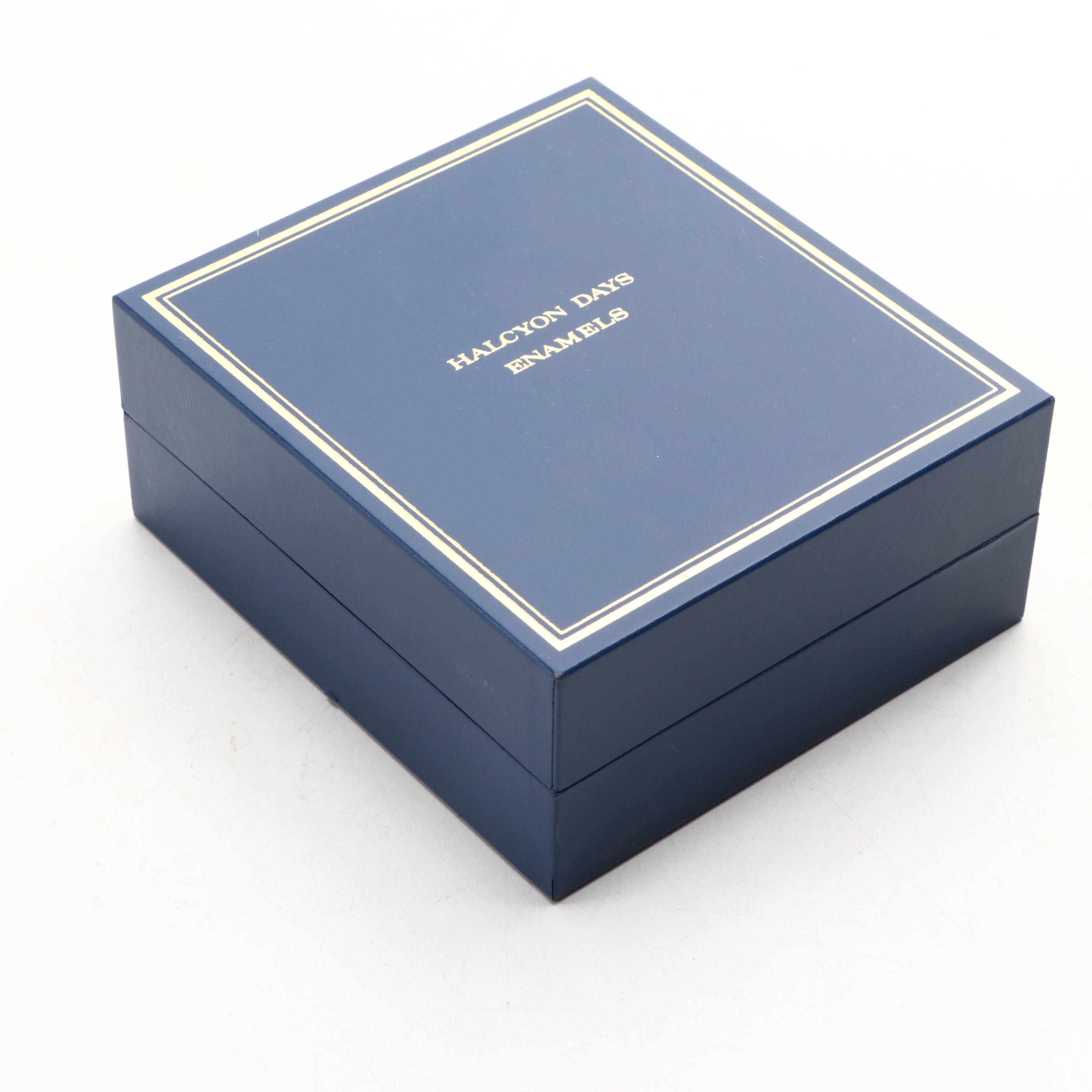 Halcyon Days Limited Edition "The Royal Yacht Britannia" Enamel Box