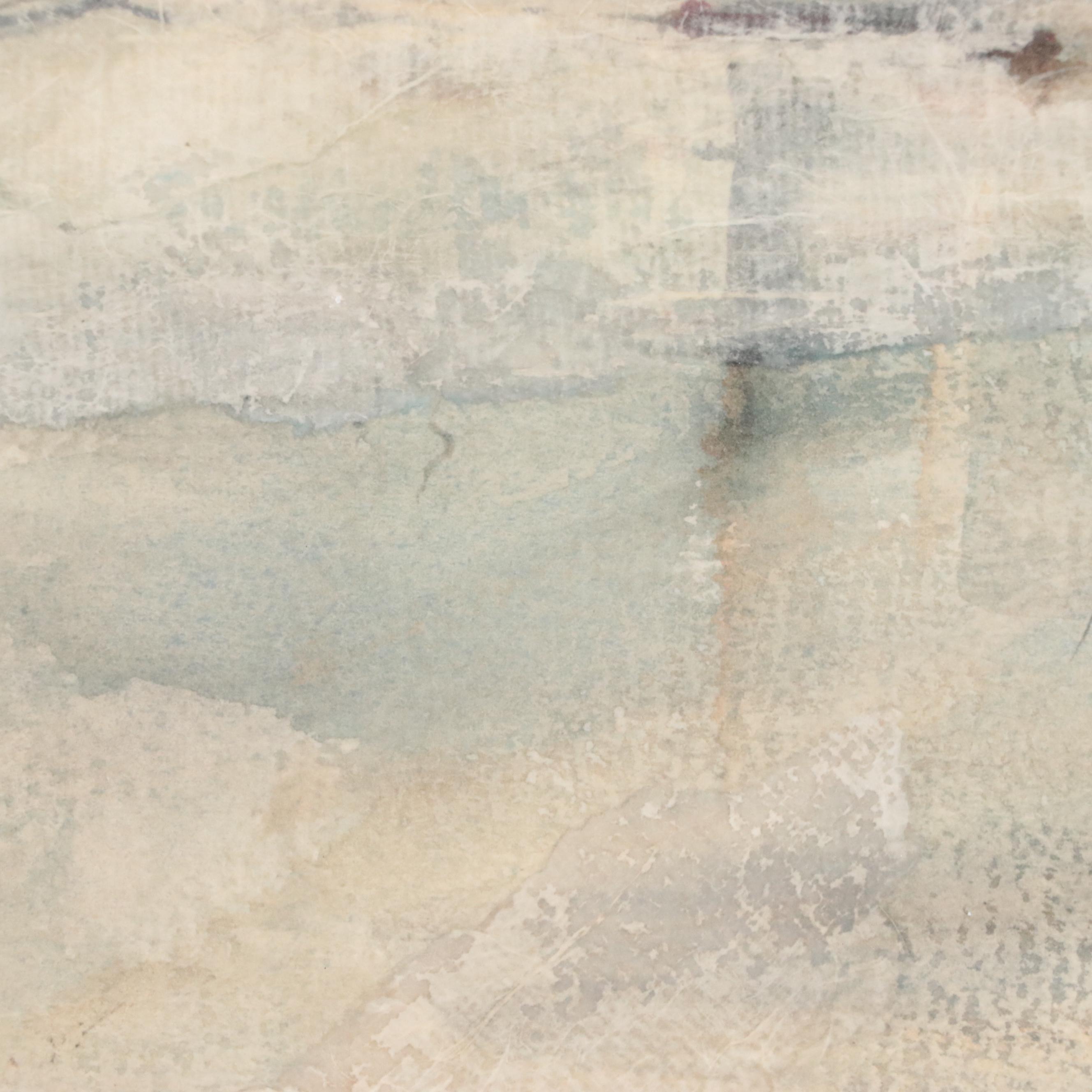 Atmospheric Landscape Ink and Watercolor Painting