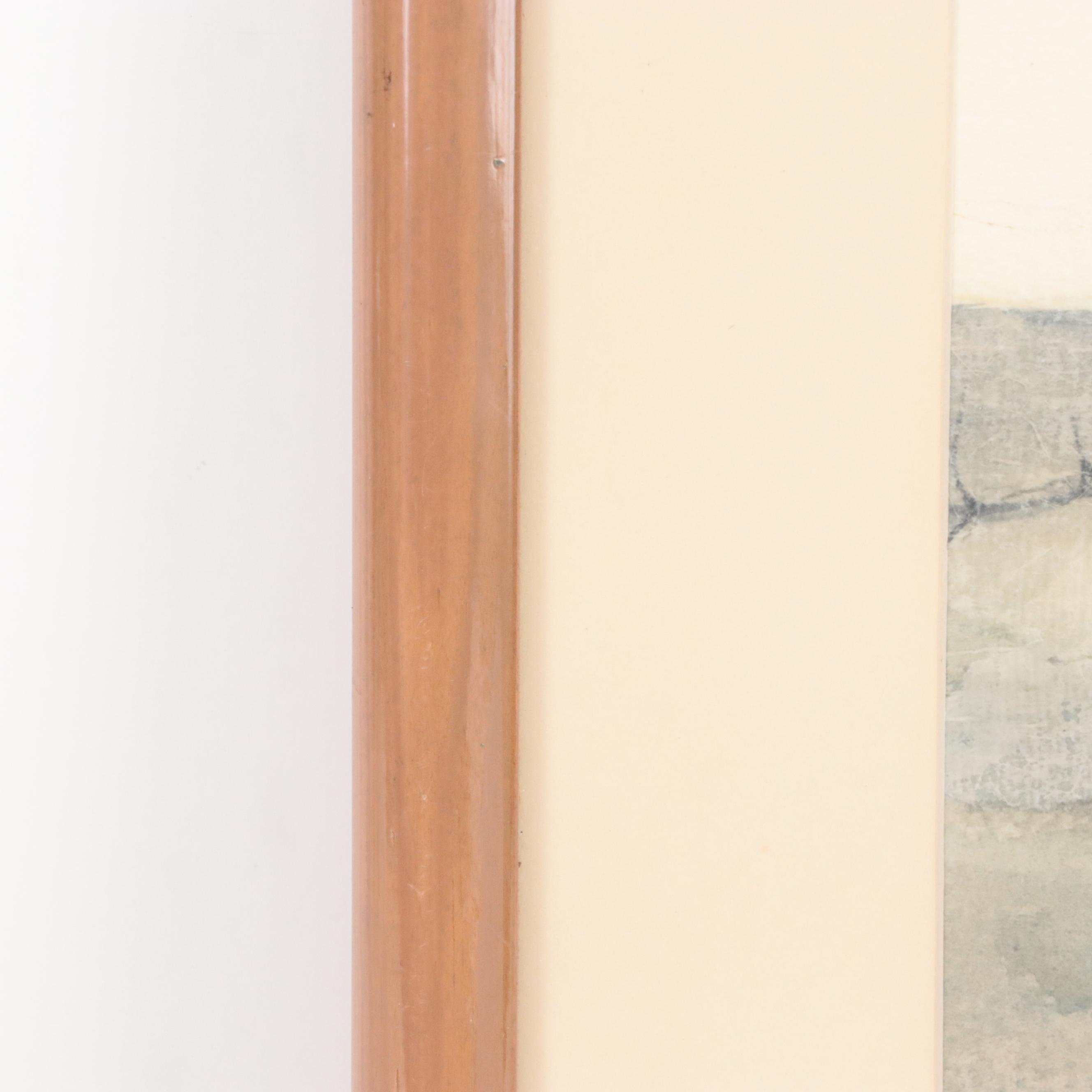 Atmospheric Landscape Ink and Watercolor Painting