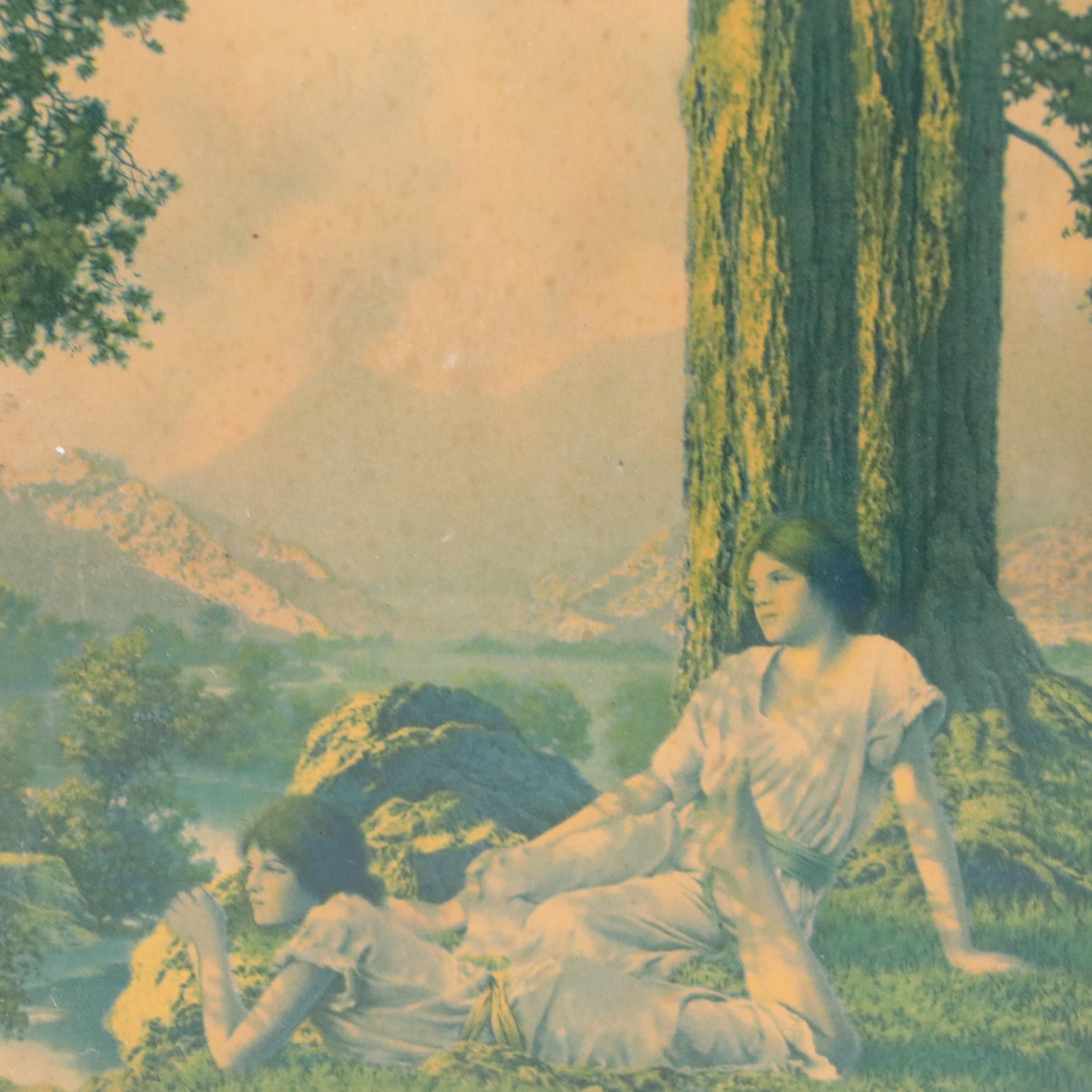 Chromolithograph Prints After Maxfield Frederick Parrish