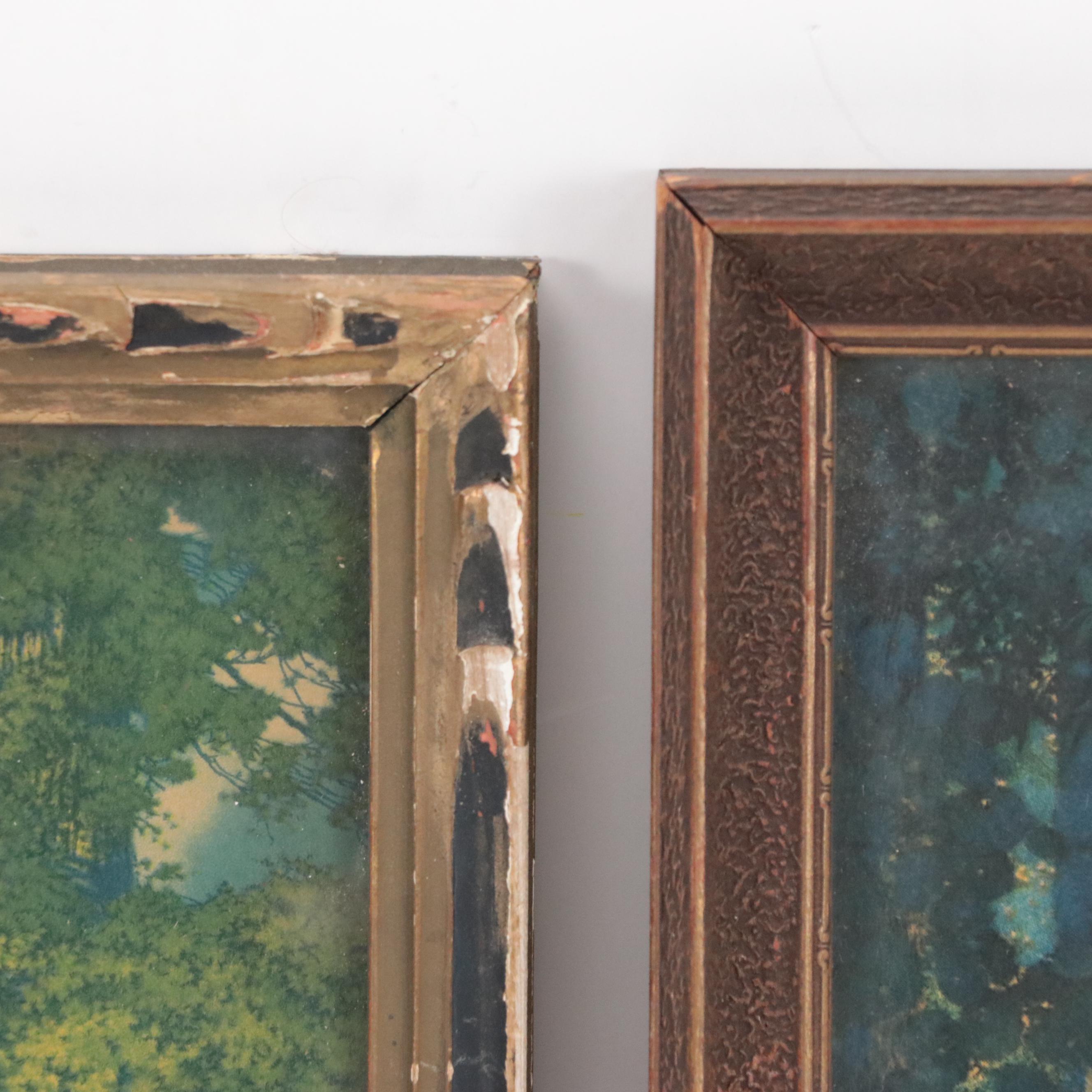 Chromolithograph Prints After Maxfield Frederick Parrish