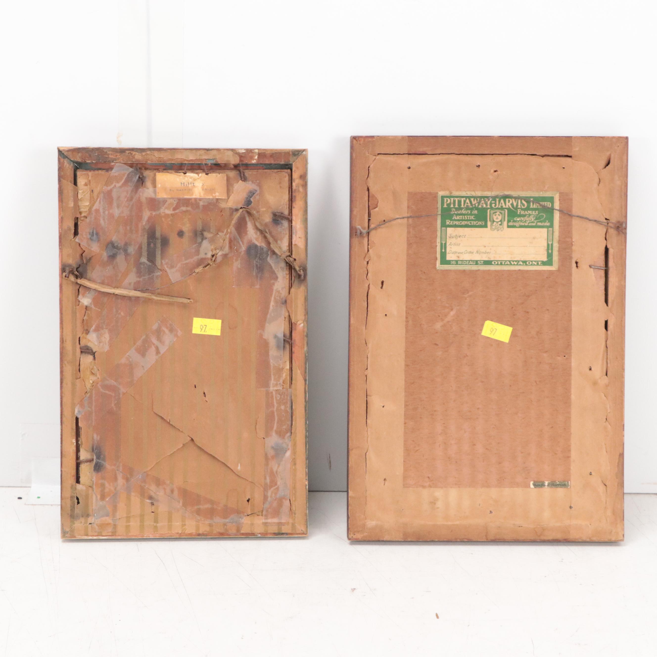 Chromolithograph Prints After Maxfield Frederick Parrish