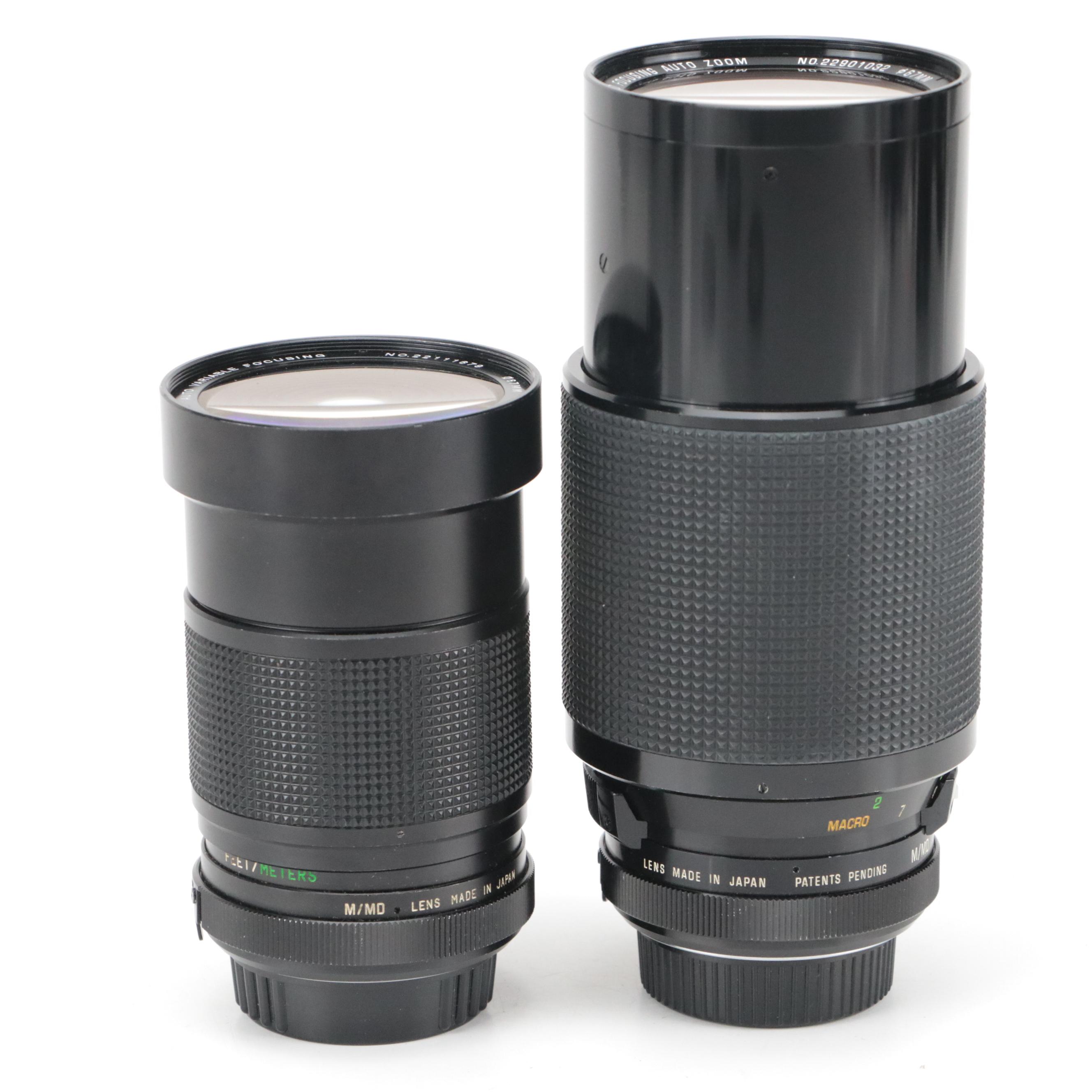 Minolta X-700 35mm Camera with Collection of Lenses, Cases and Accessories