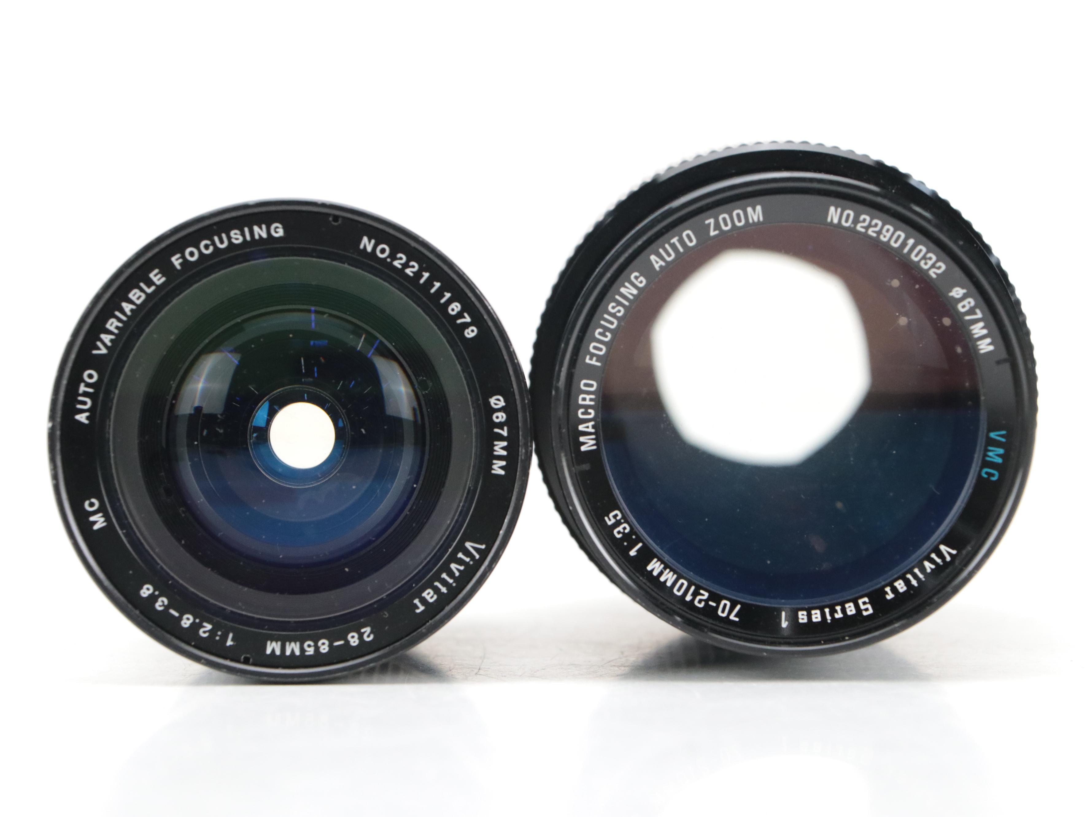 Minolta X-700 35mm Camera with Collection of Lenses, Cases and Accessories