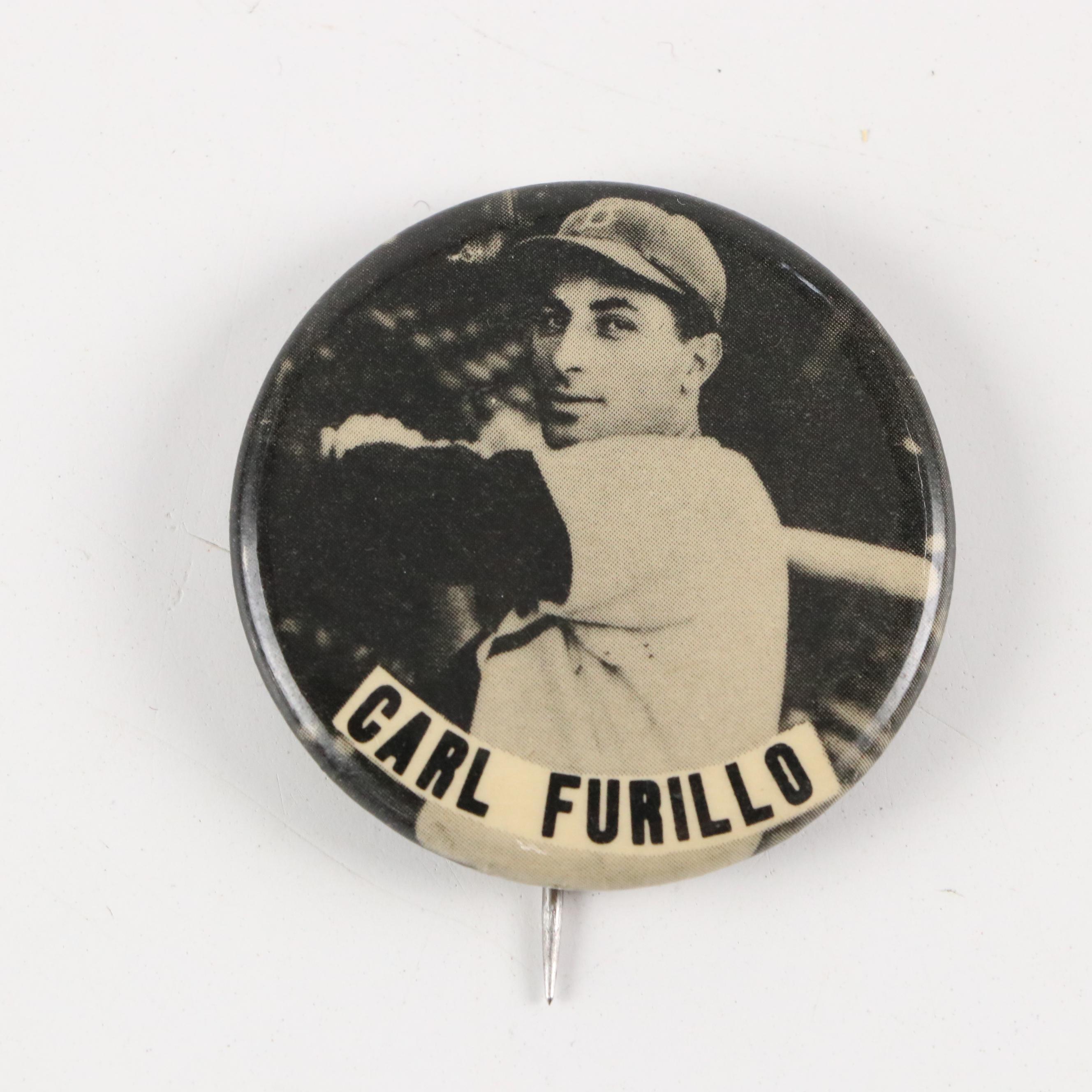 Yogi Berra, Jackie Robinson, and More Baseball Pins, Mid 20th Century