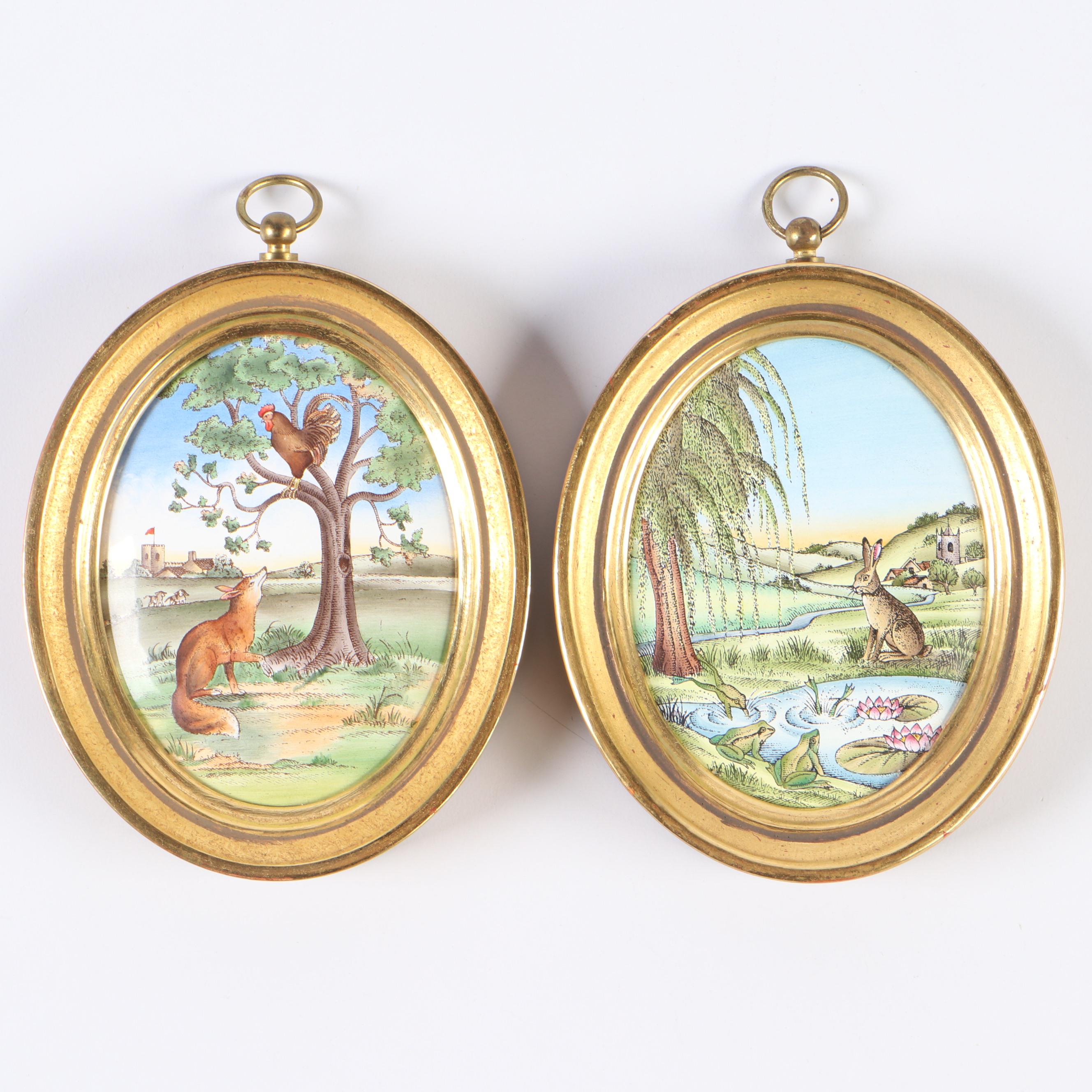 Halcyon Days Limited Edition Porcelain Plaques