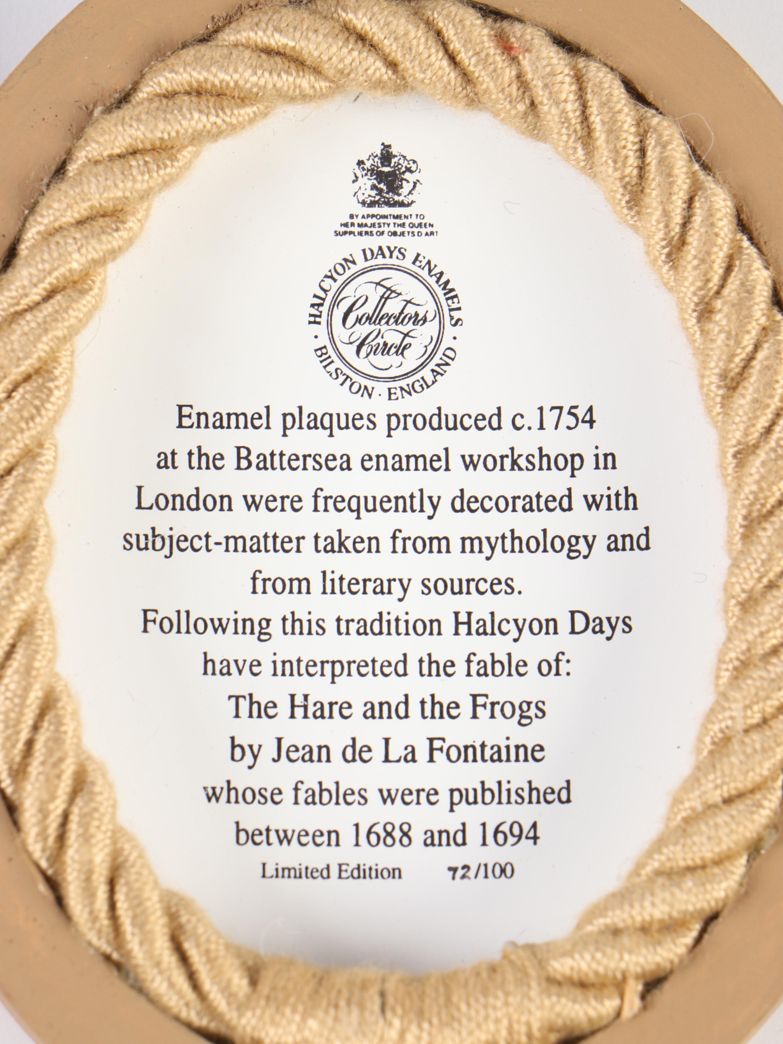Halcyon Days Limited Edition Porcelain Plaques