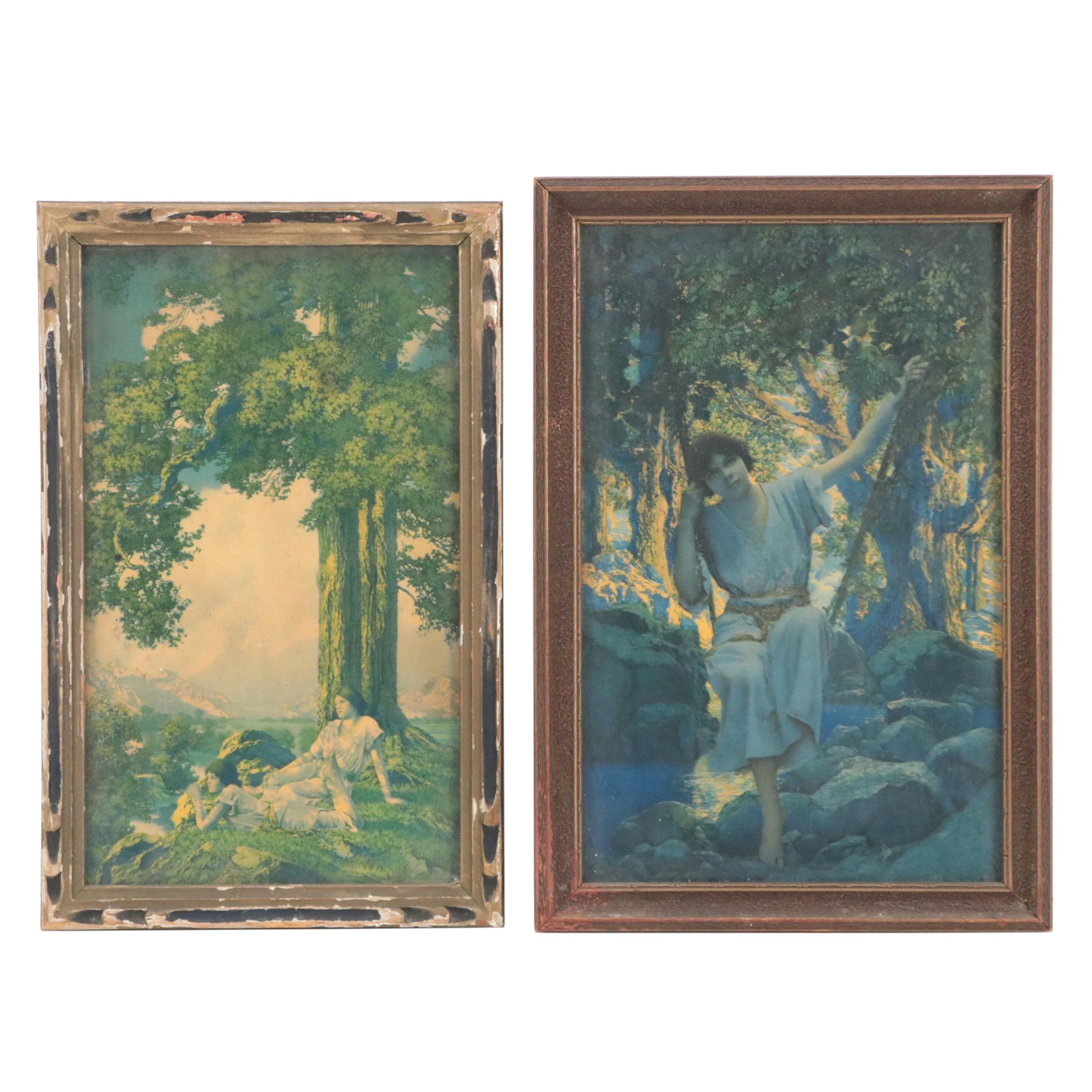 Chromolithograph Prints After Maxfield Frederick Parrish