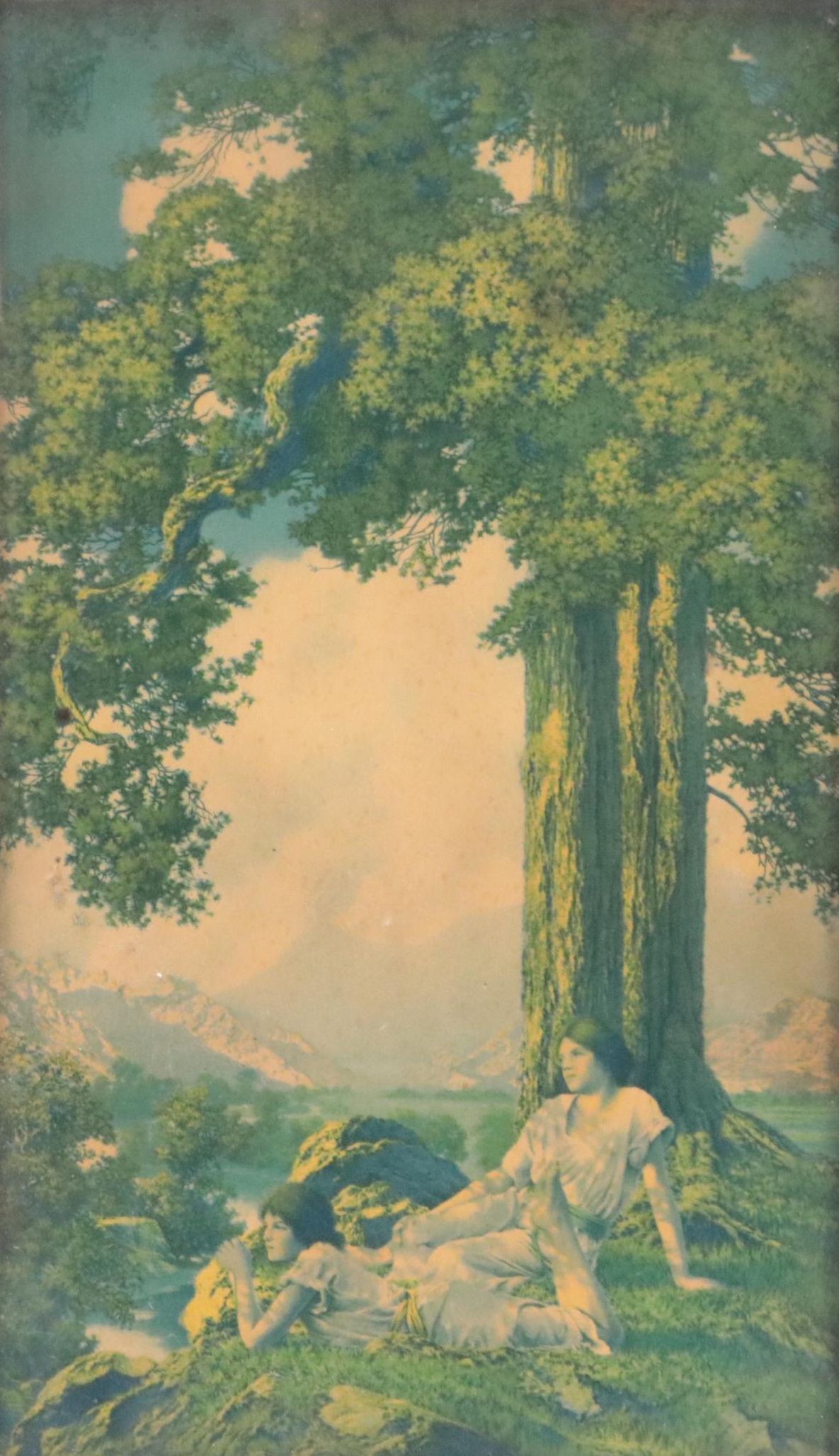Chromolithograph Prints After Maxfield Frederick Parrish