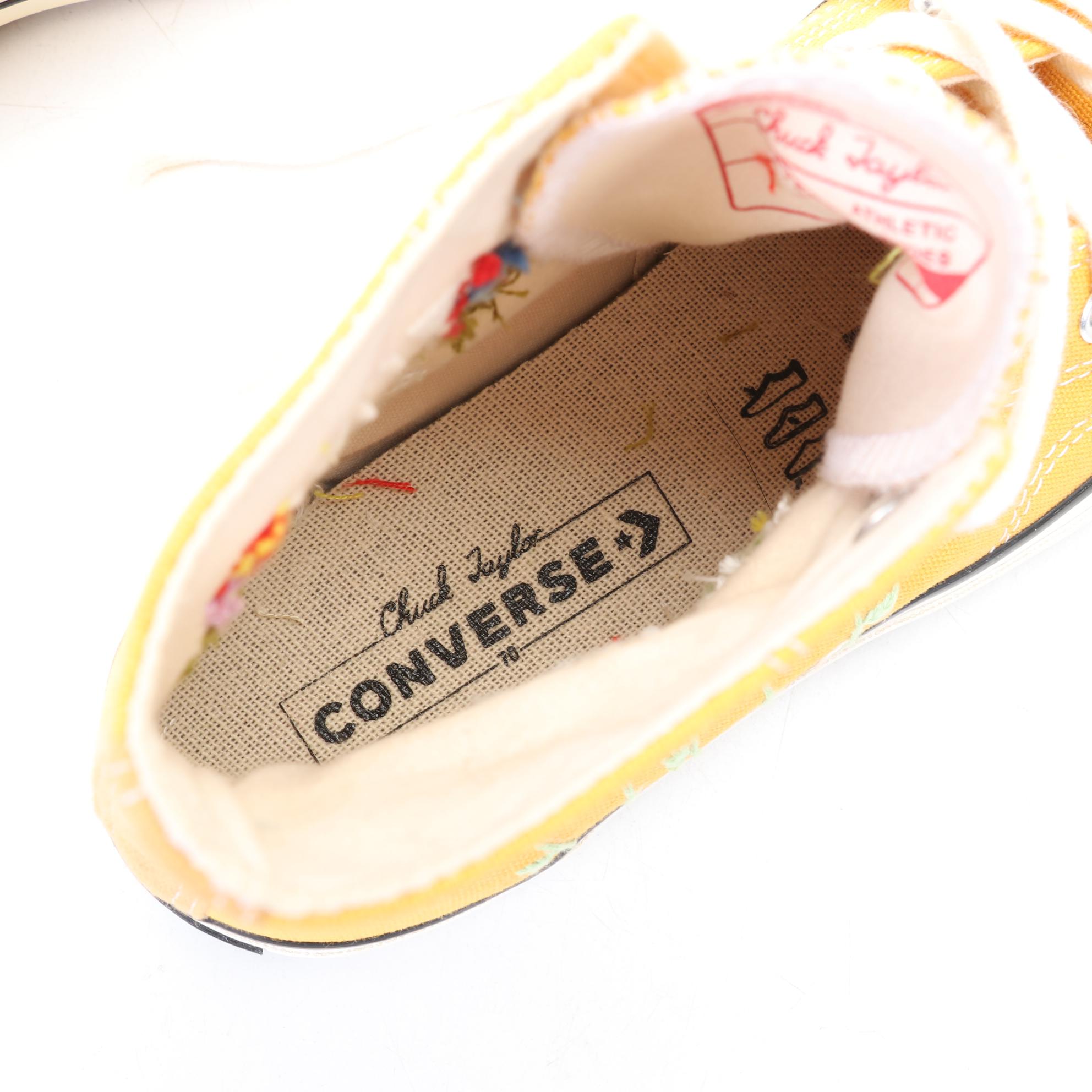 Chuck Taylor Converse Embroidery Embellished High Top Sneakers, 1970s