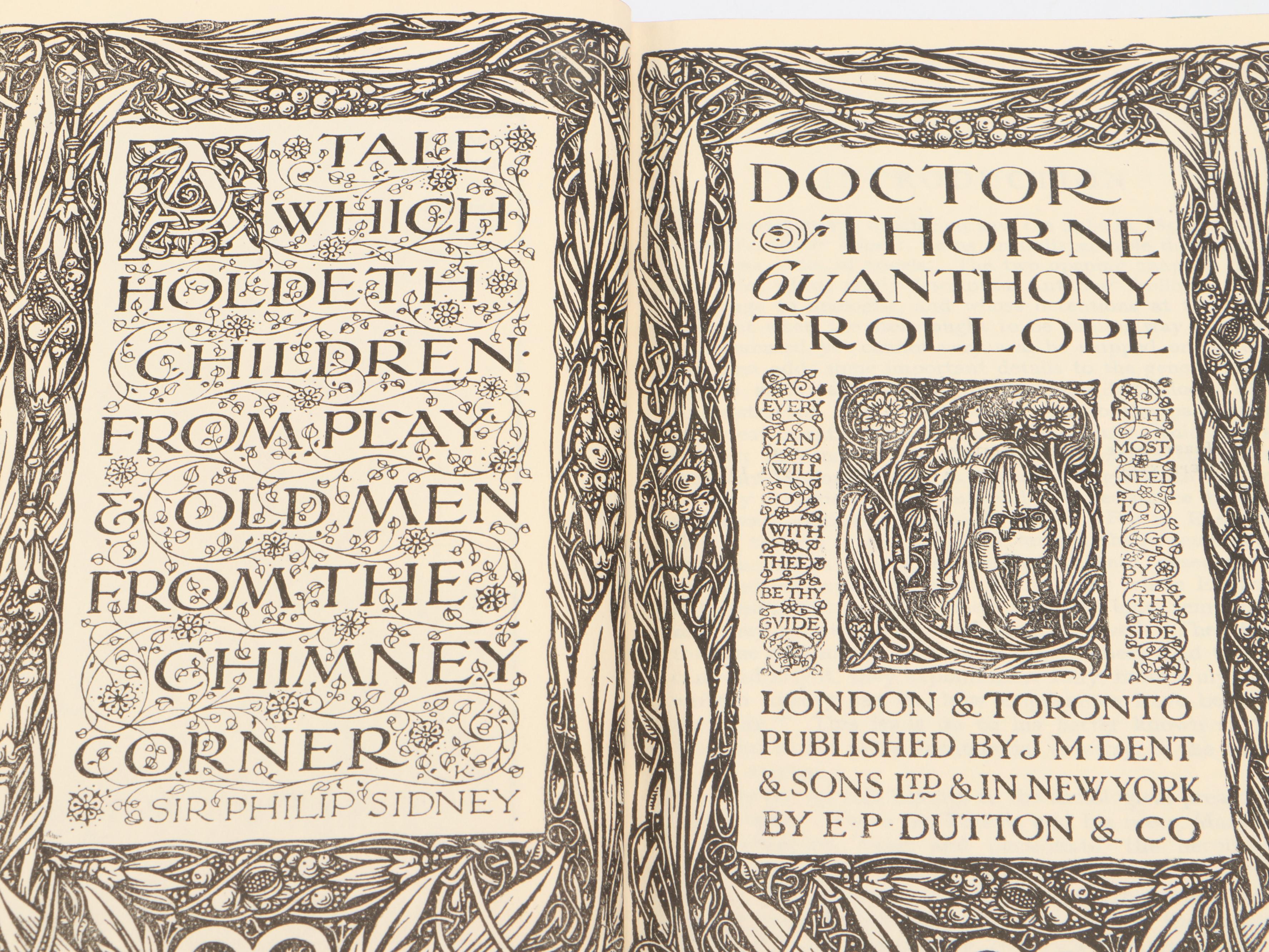 Everyman's Library "Doctor Thorne" by Anthony Trollope and More Classics