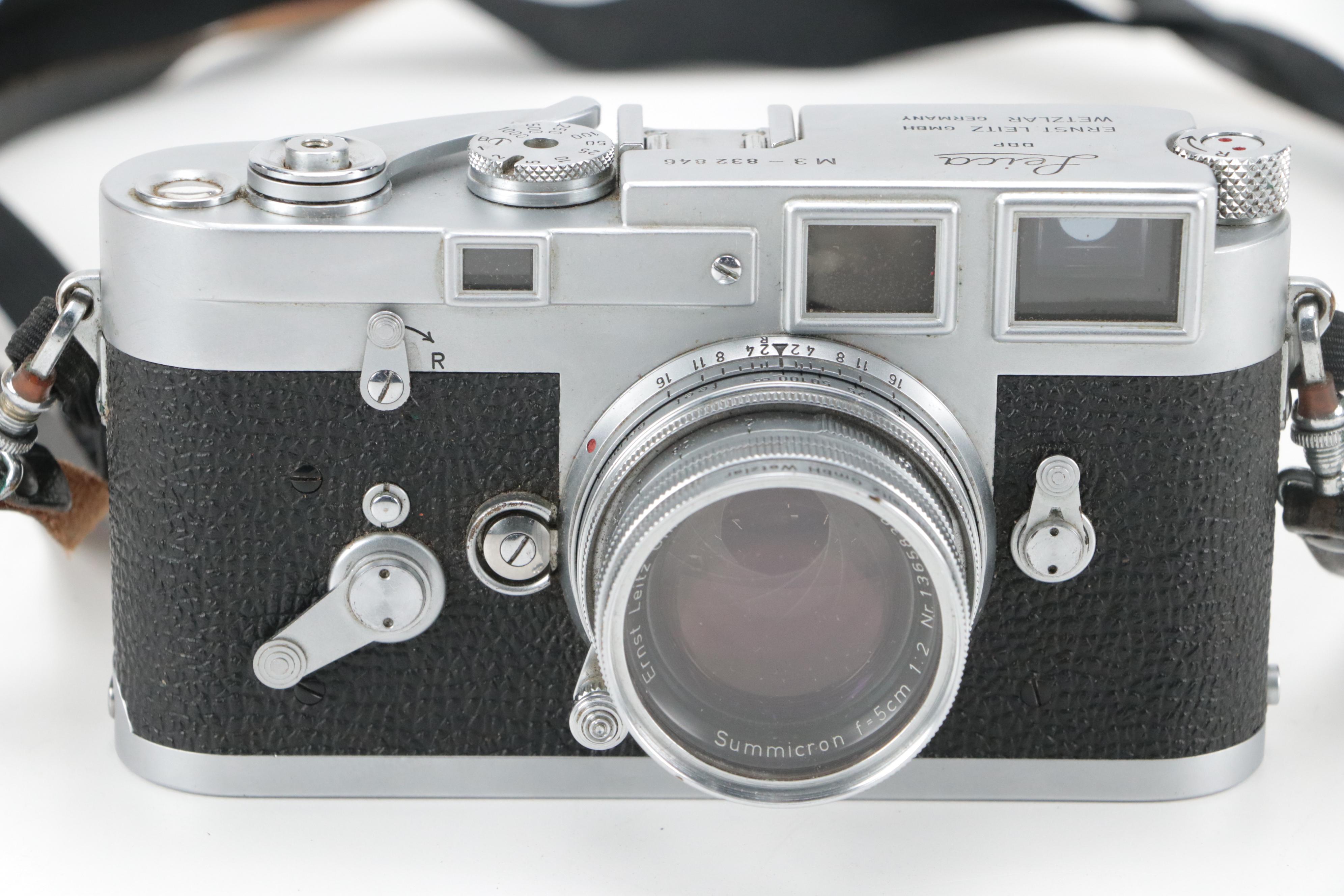Leica M3 35mm Rangefinder Camera with Accessories, 1956