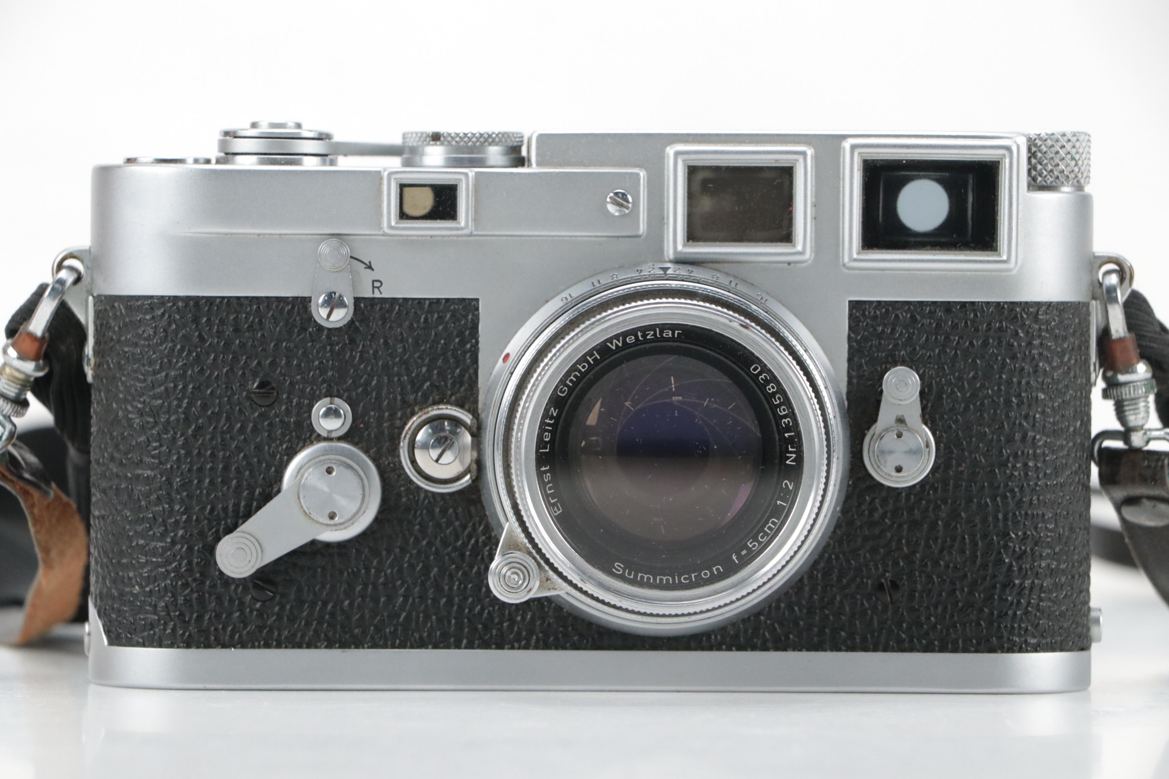 Leica M3 35mm Rangefinder Camera with Accessories, 1956