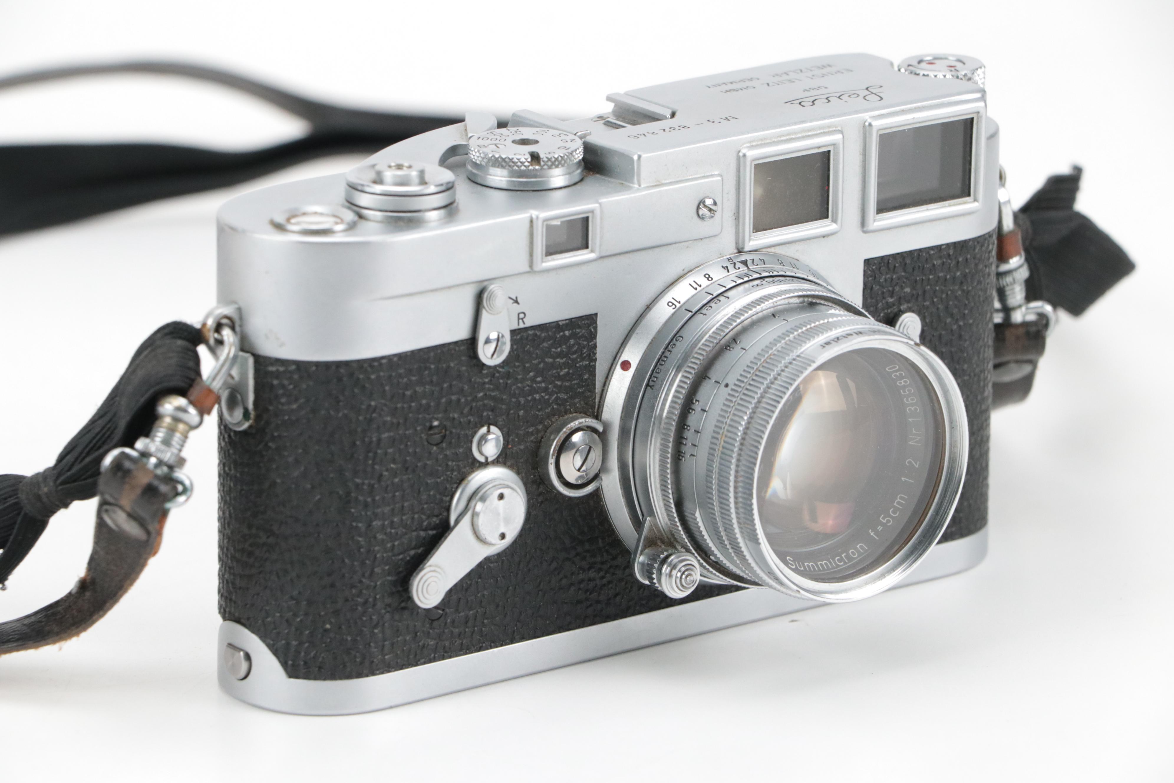 Leica M3 35mm Rangefinder Camera with Accessories, 1956