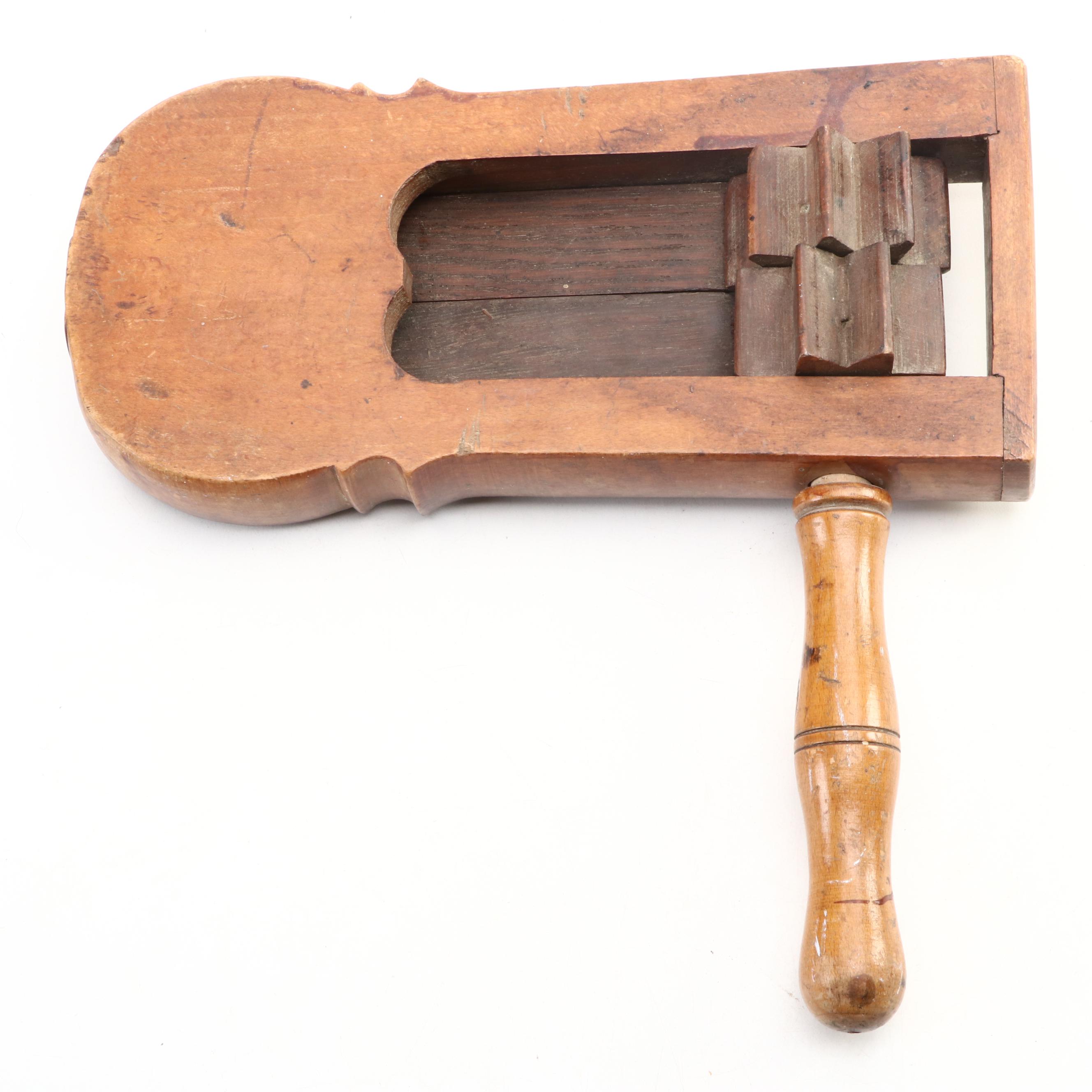 Handmade Wood and Metal Thumb Piano with Finished Wood Noisemaker