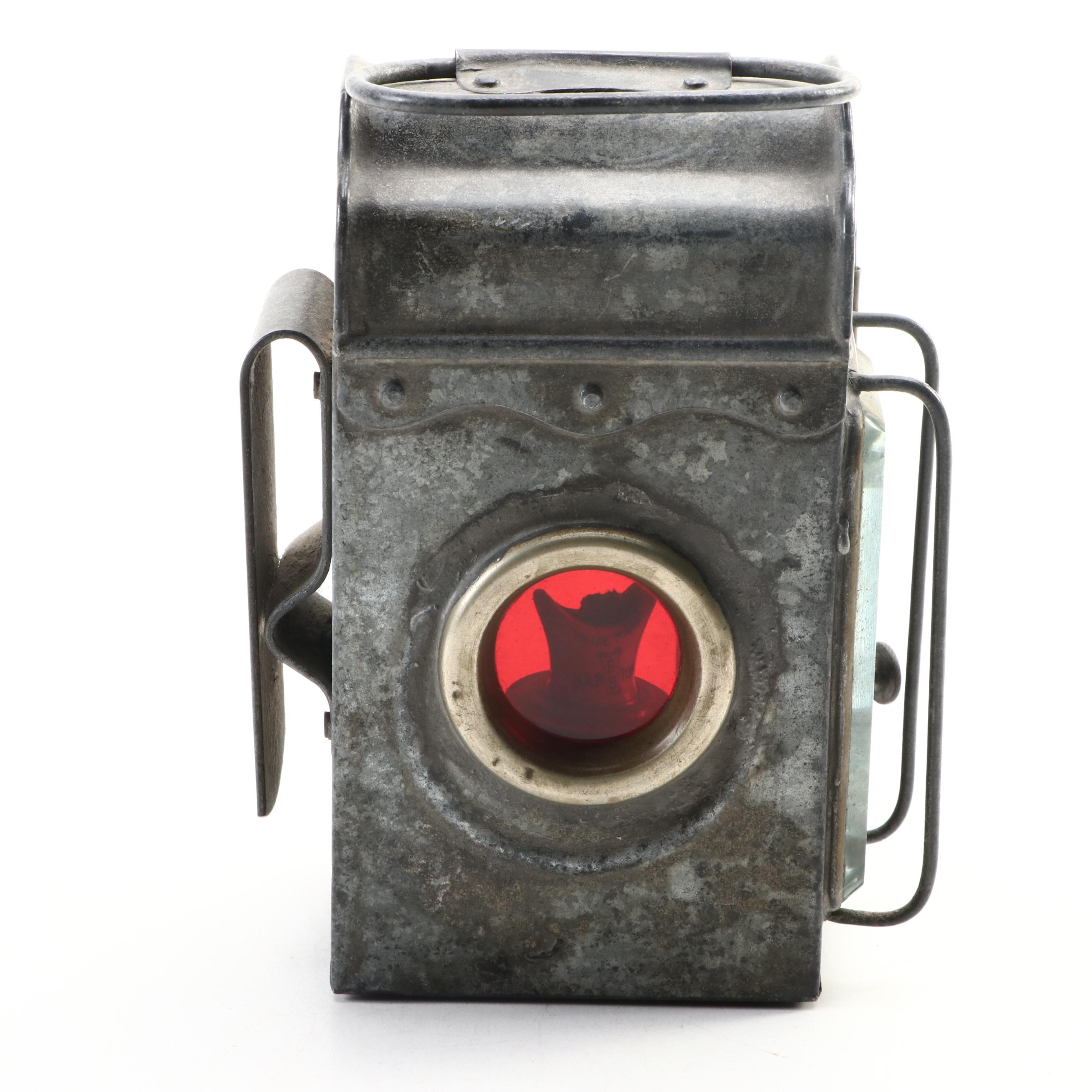 Metal Carriage Lantern with Ceramic Barton Burner