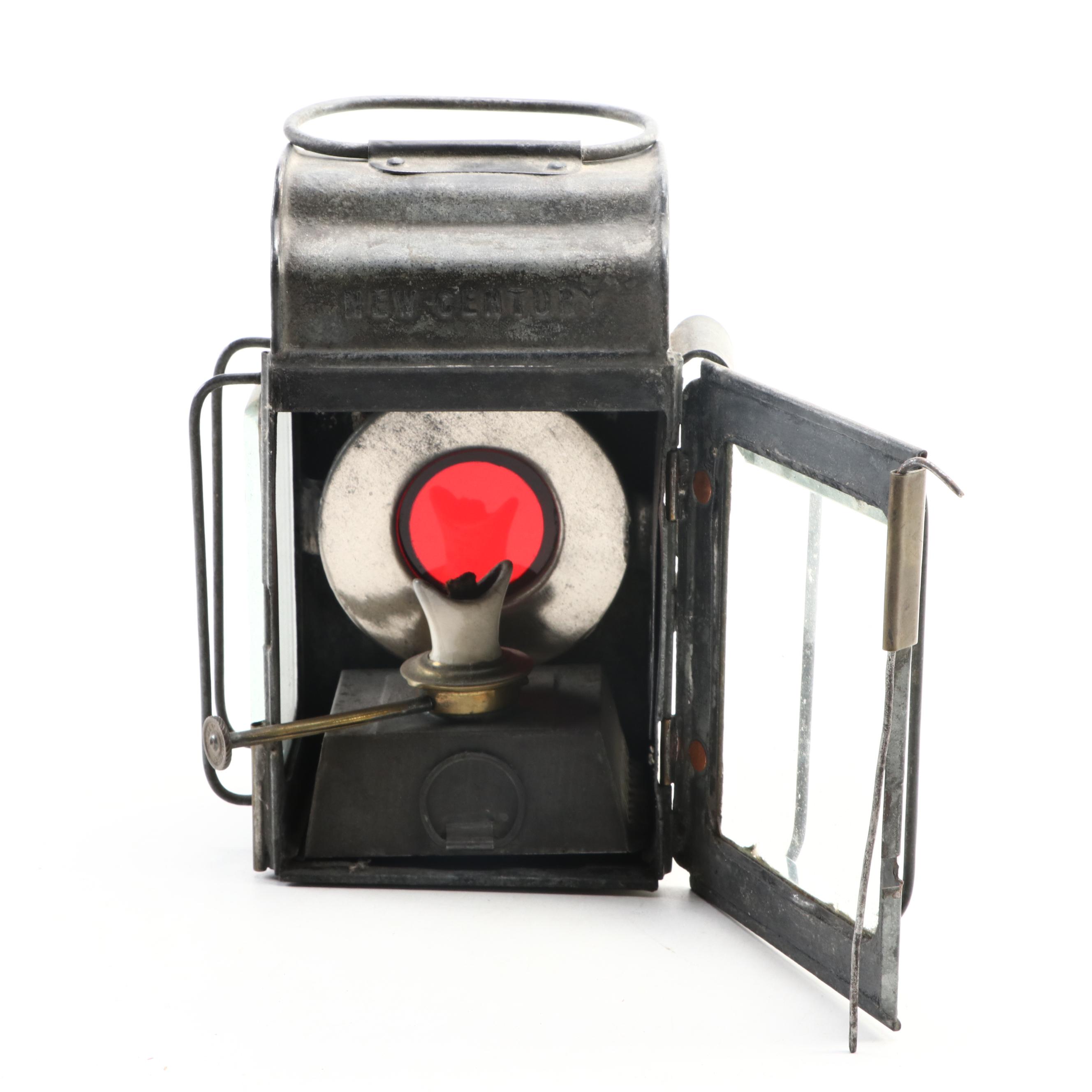 Metal Carriage Lantern with Ceramic Barton Burner