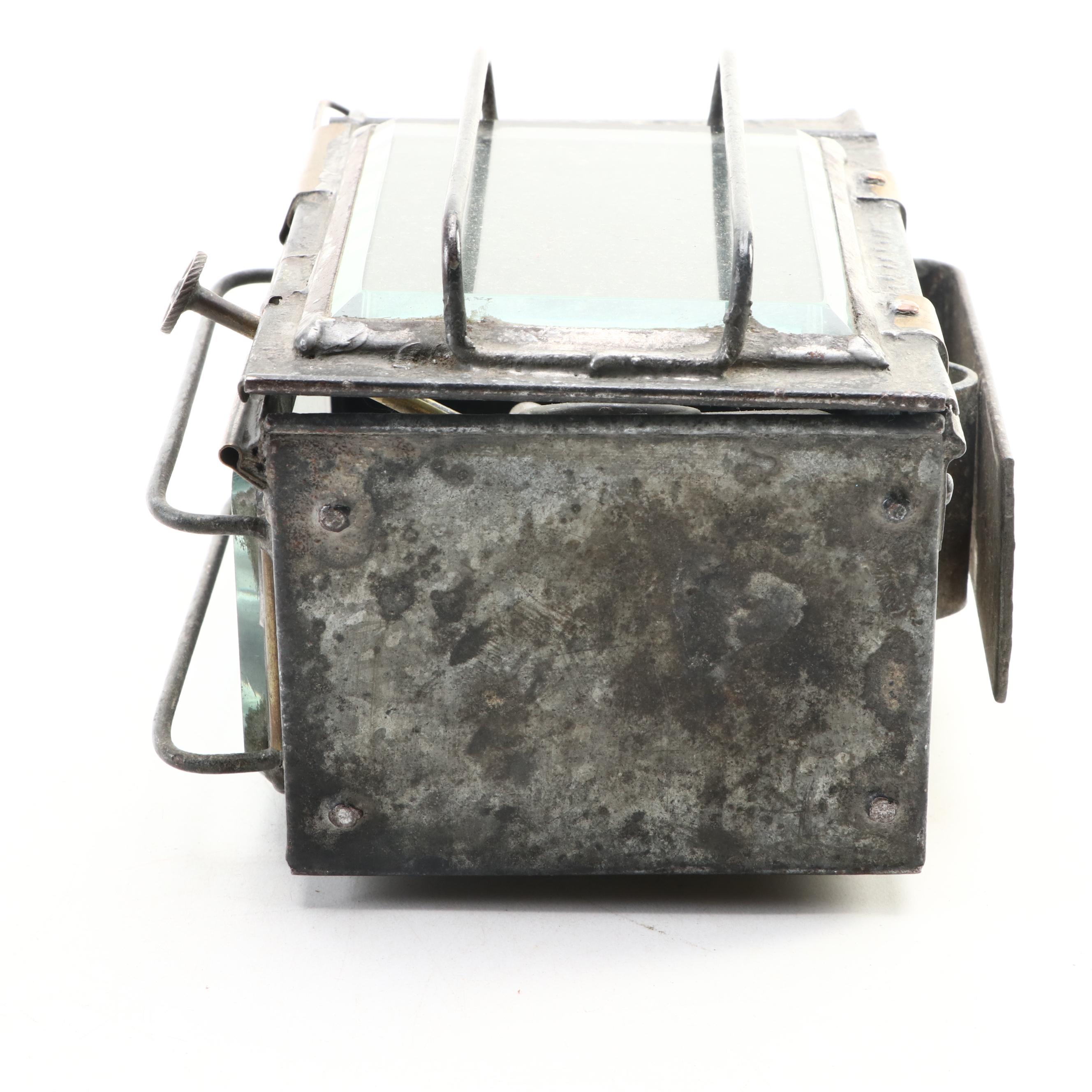 Metal Carriage Lantern with Ceramic Barton Burner