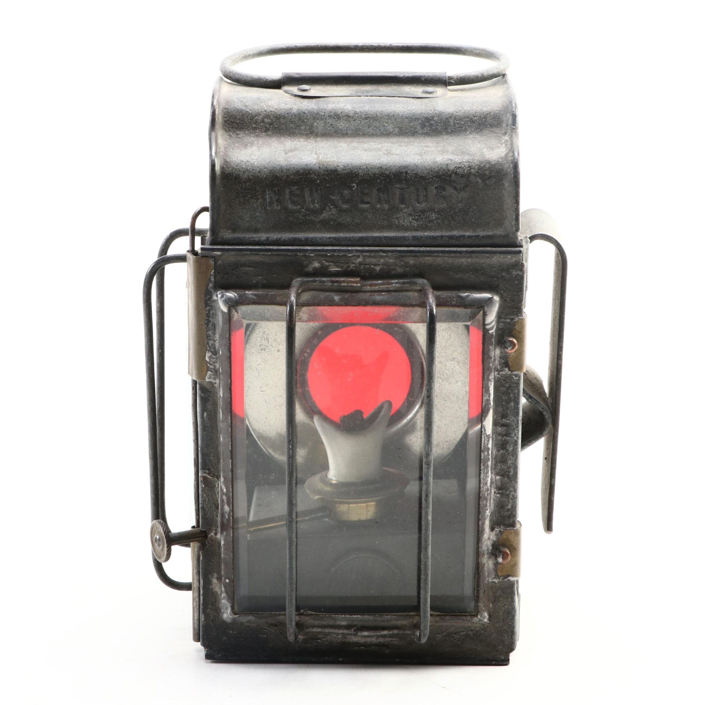 Metal Carriage Lantern with Ceramic Barton Burner