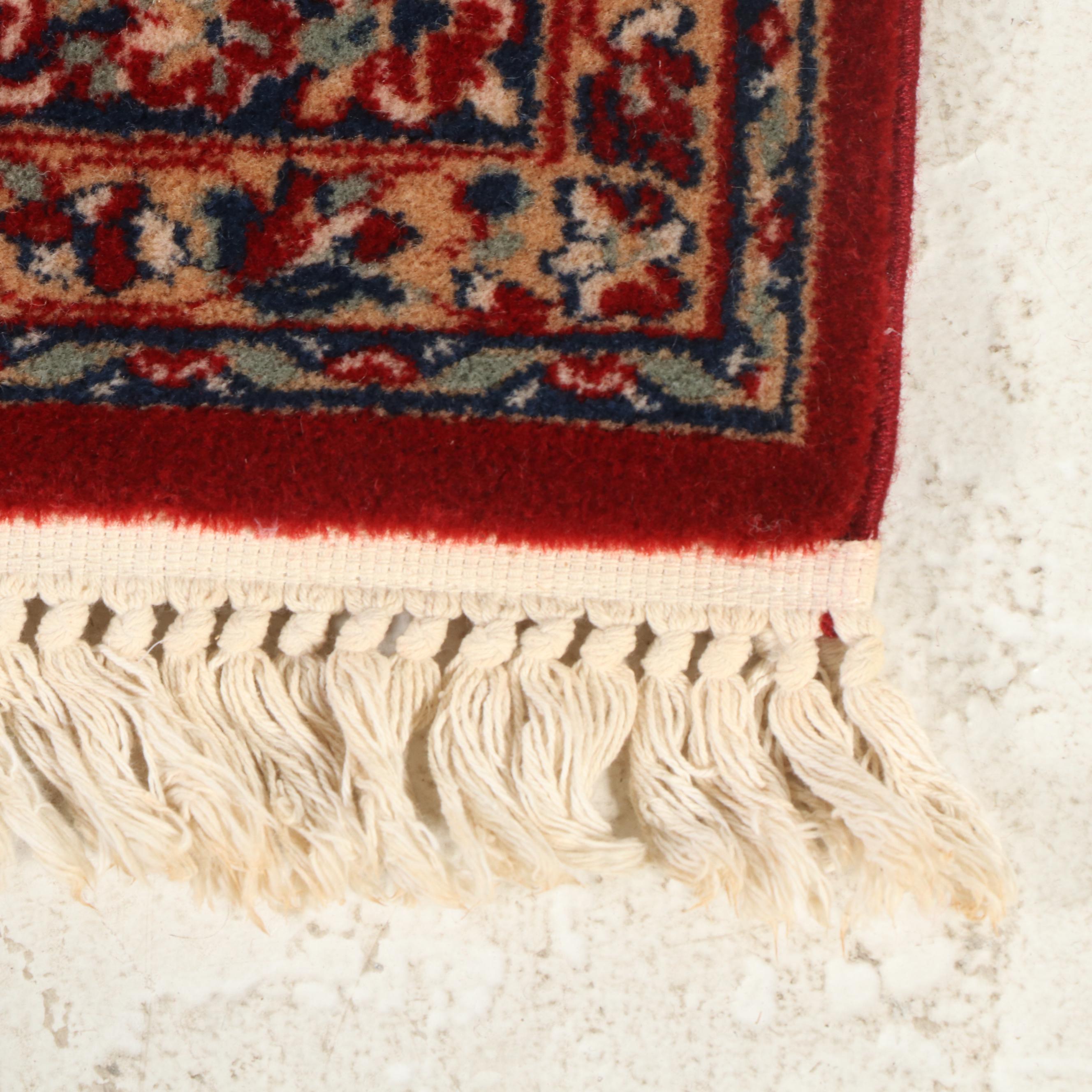 5'5 x 8'9 Machine Made Karastan Kara Mar Red Sarouk Area Rug EBTH