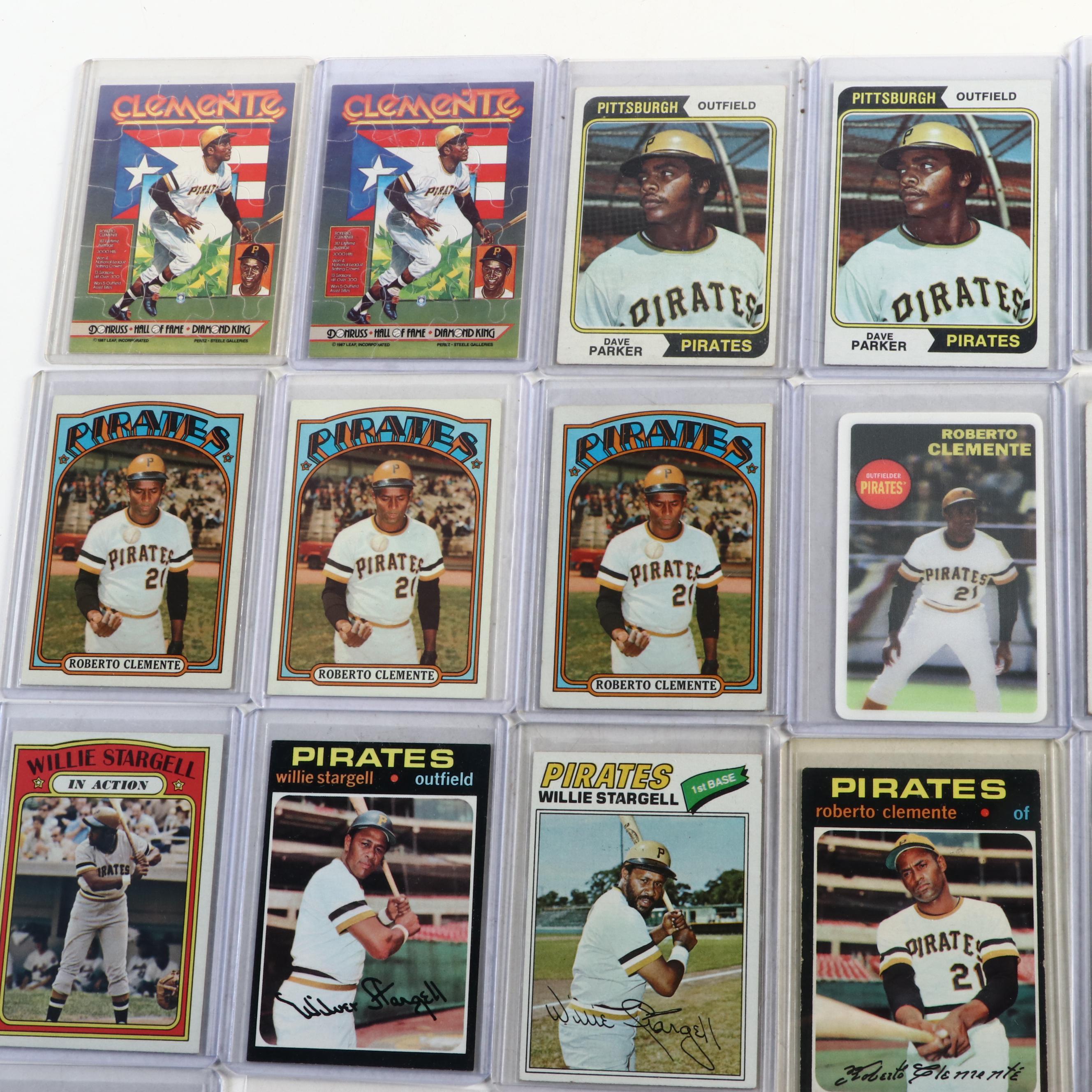 Topps with More Baseball Cards Featuring Roberto Clemente, Dave Parker, and More