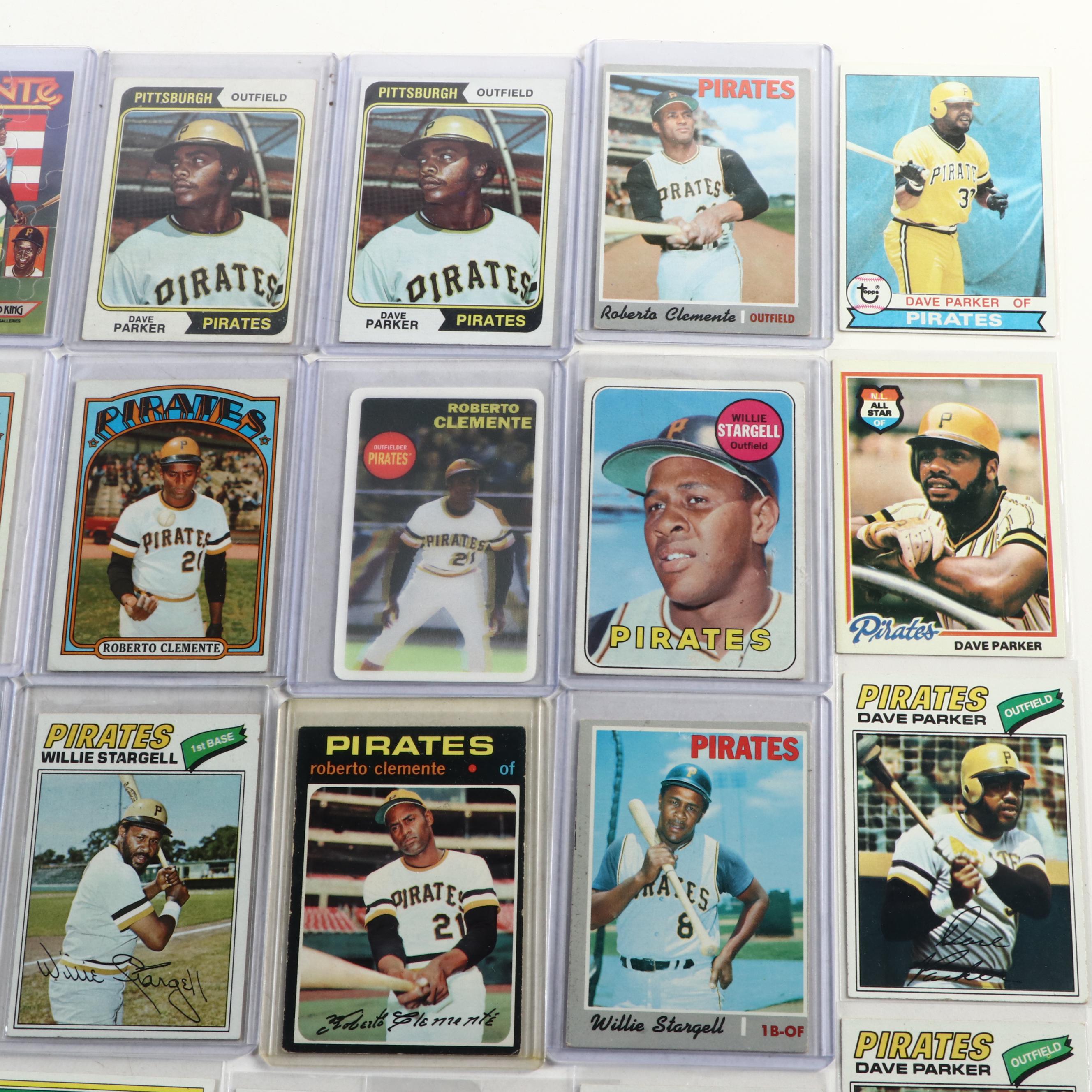 Topps with More Baseball Cards Featuring Roberto Clemente, Dave Parker, and More