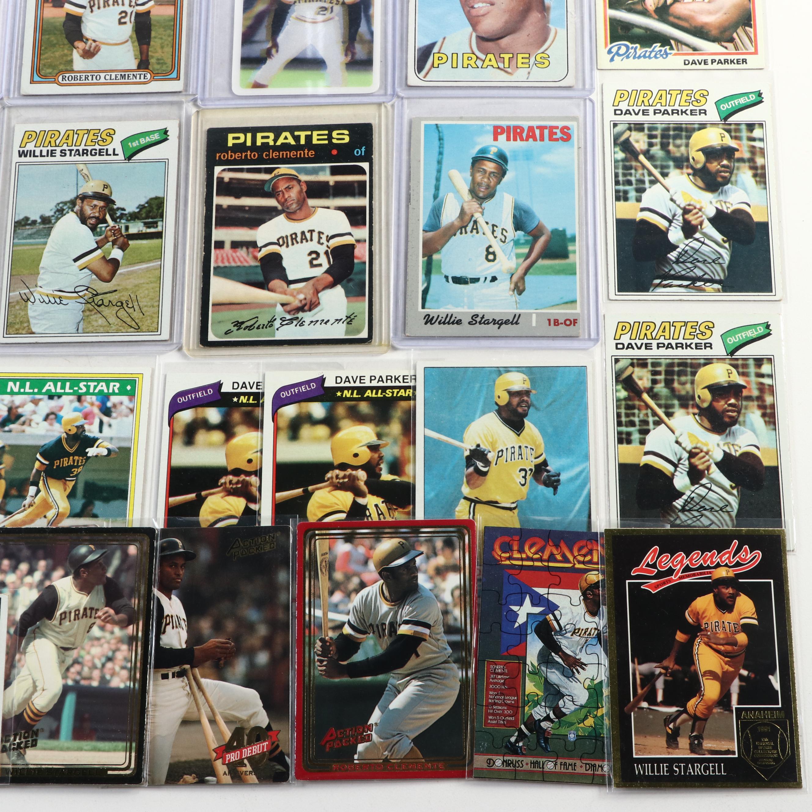 Topps with More Baseball Cards Featuring Roberto Clemente, Dave Parker, and More