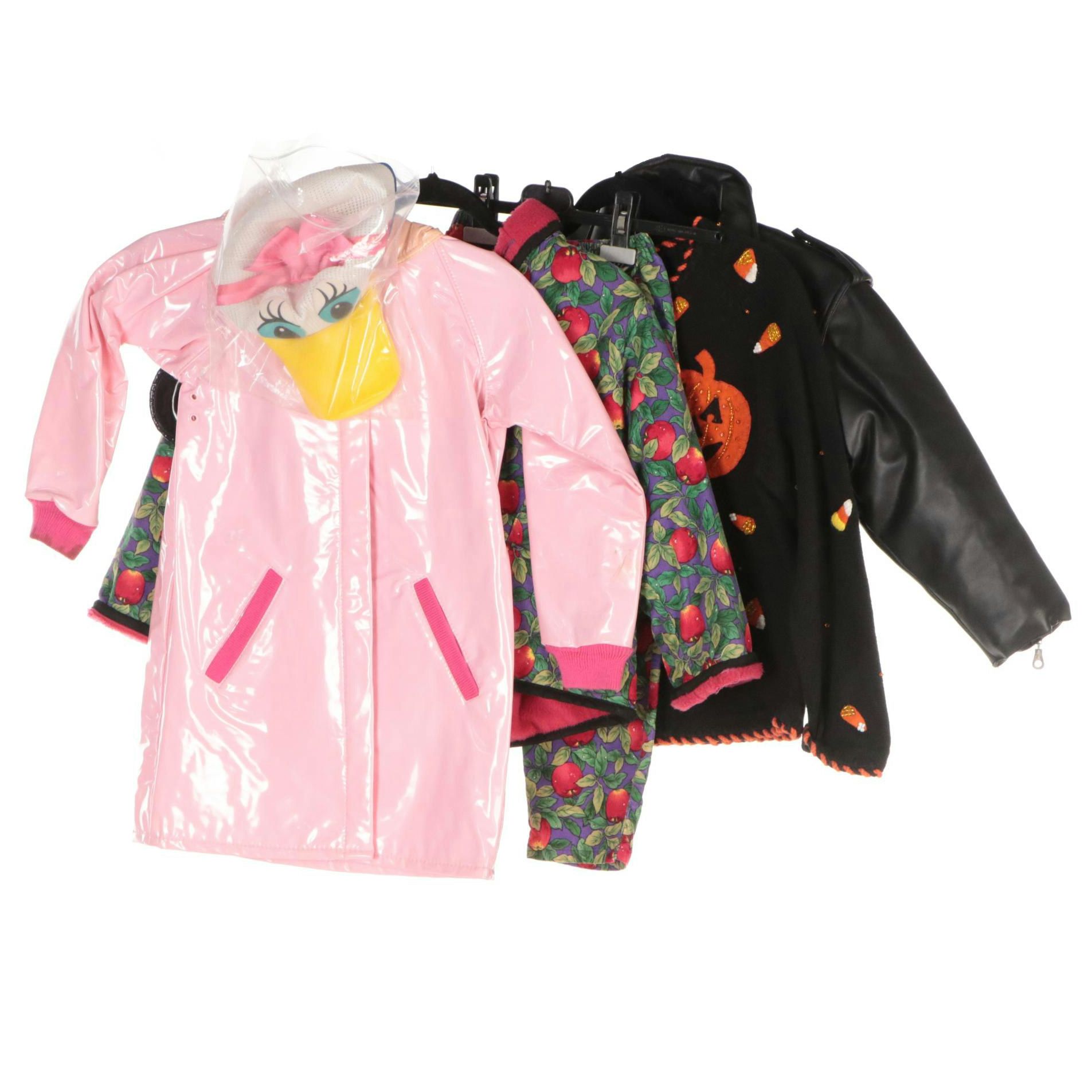Children's Minnie Mouse Raincoat, Harley Davidson Biker Jacket, Coat Set, More