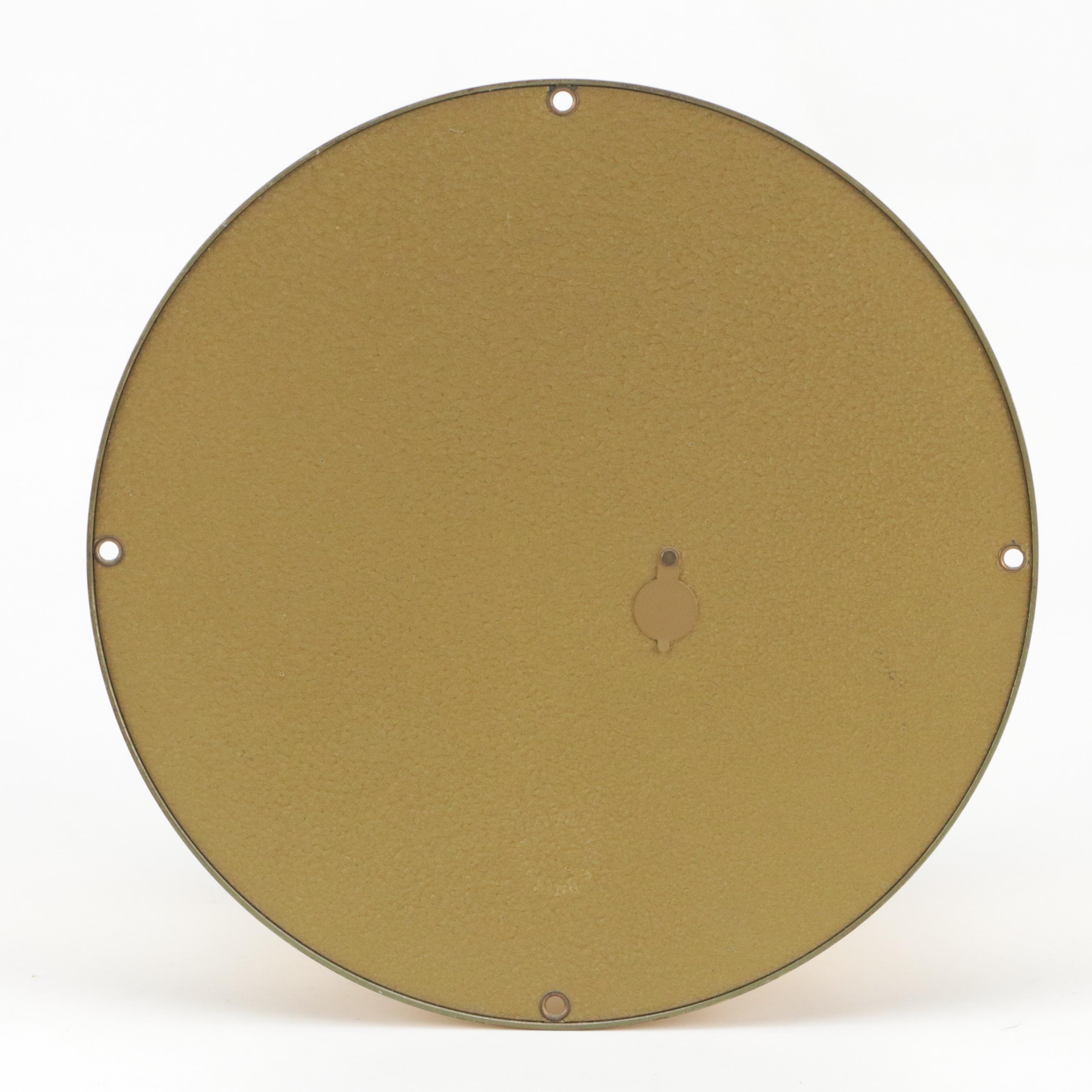 Schatz Brass Wall Mount Combination Thermometer-Barometer