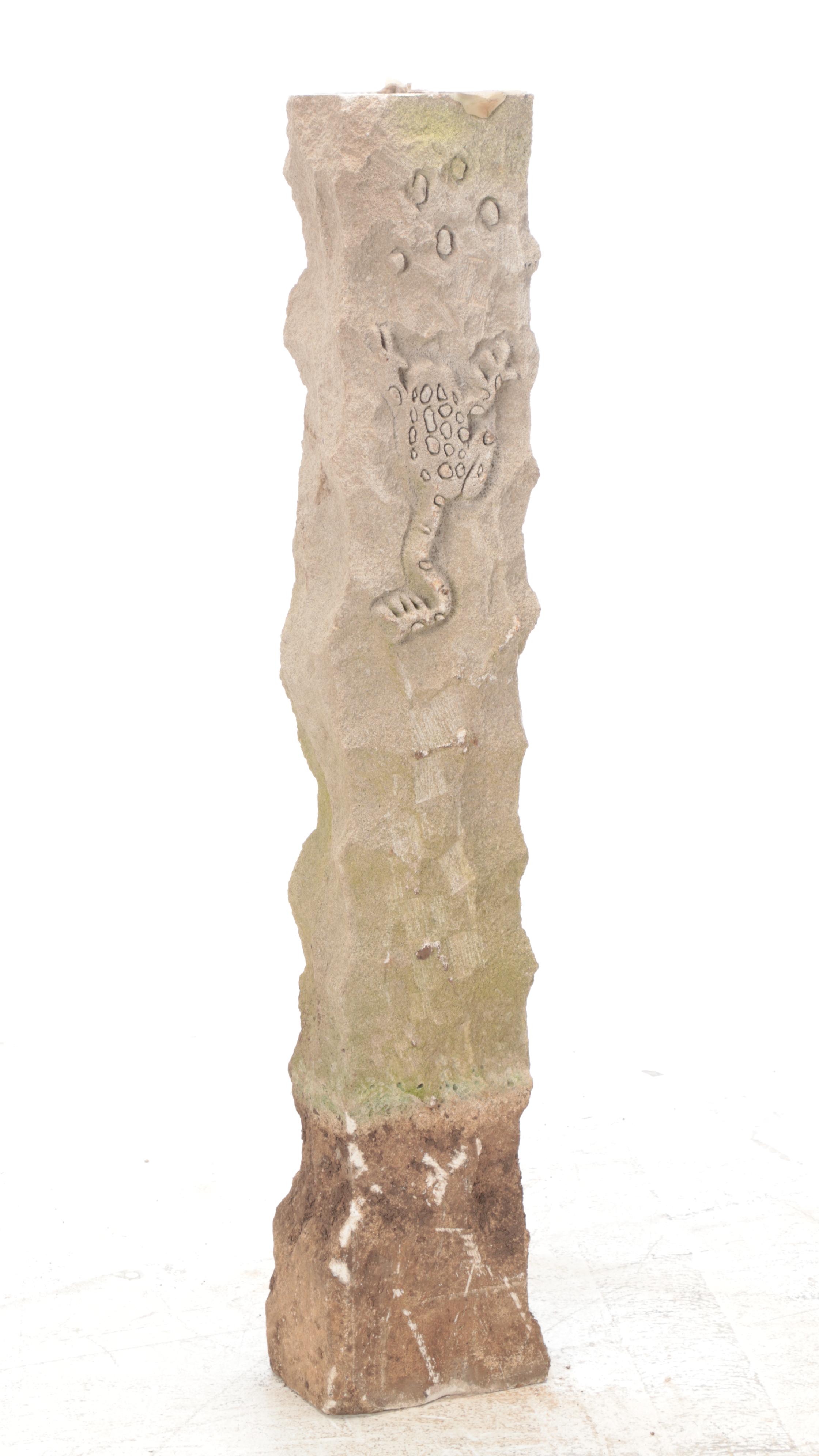 Sculptural Concrete Bird Bath