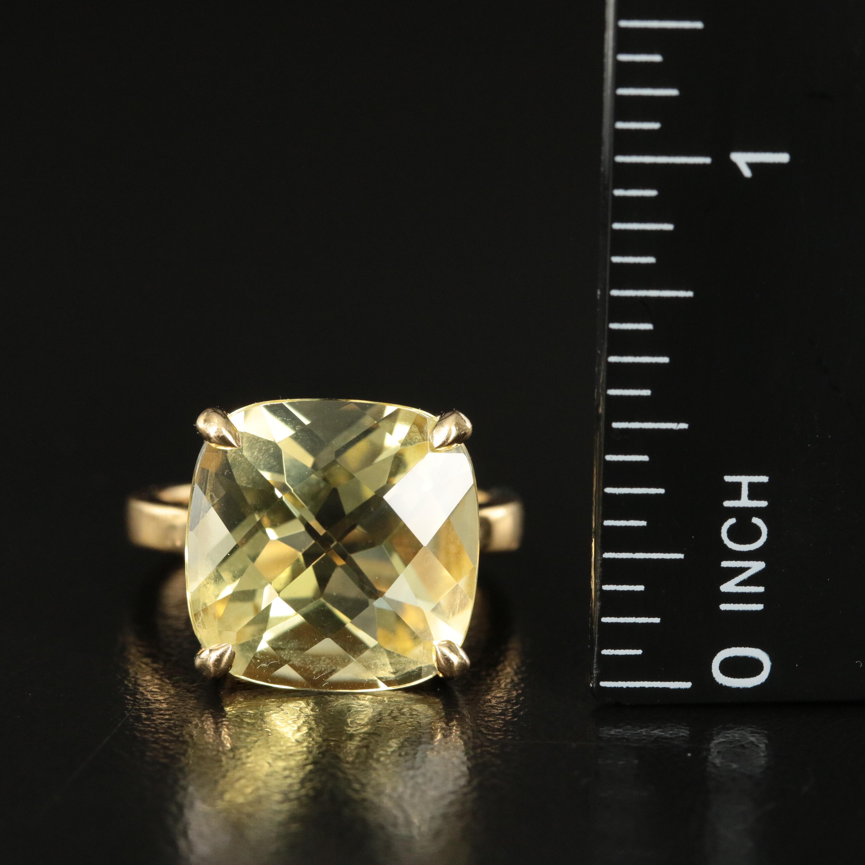 Tiffany & Co. "Sparklers" 18K Citrine Ring