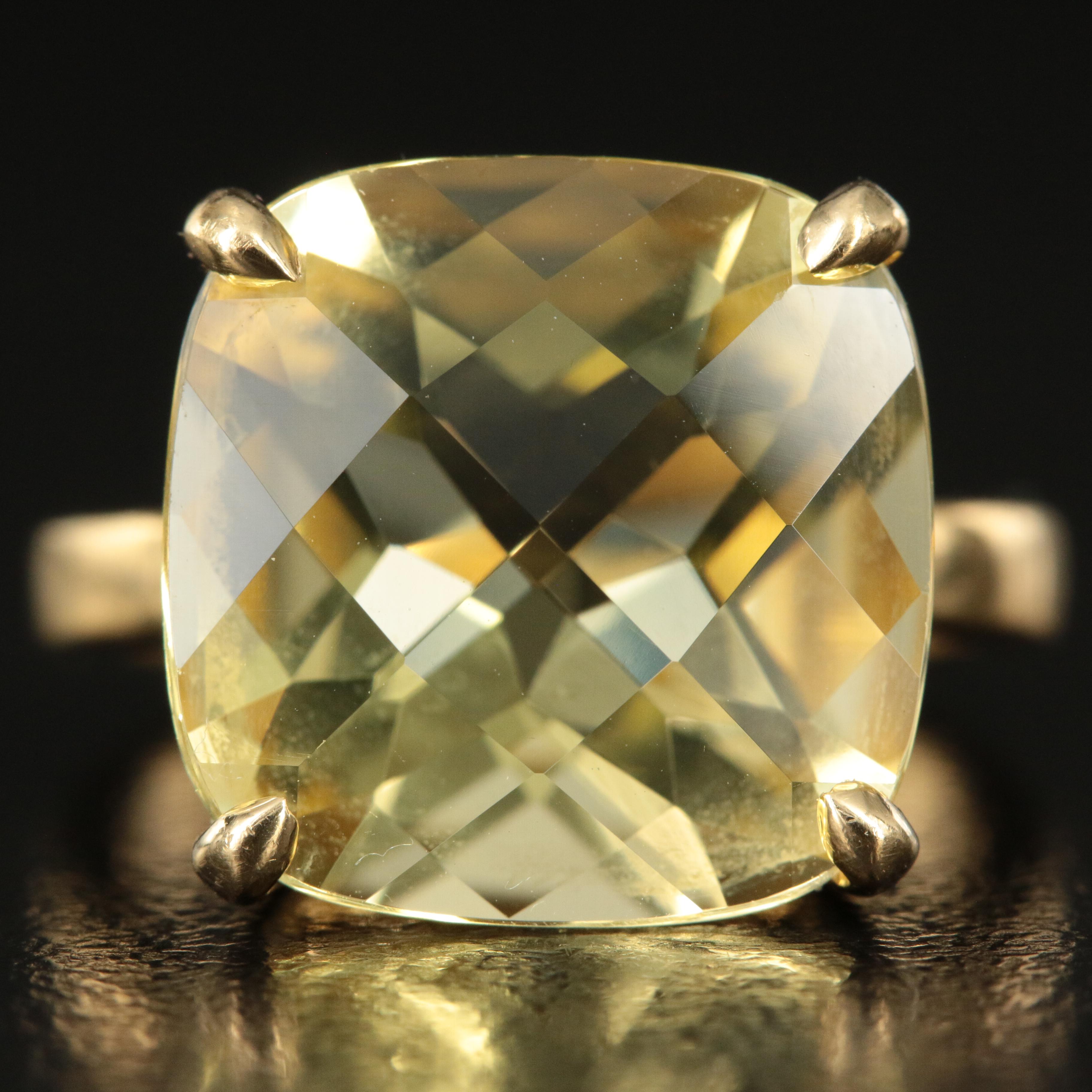 Tiffany & Co. "Sparklers" 18K Citrine Ring