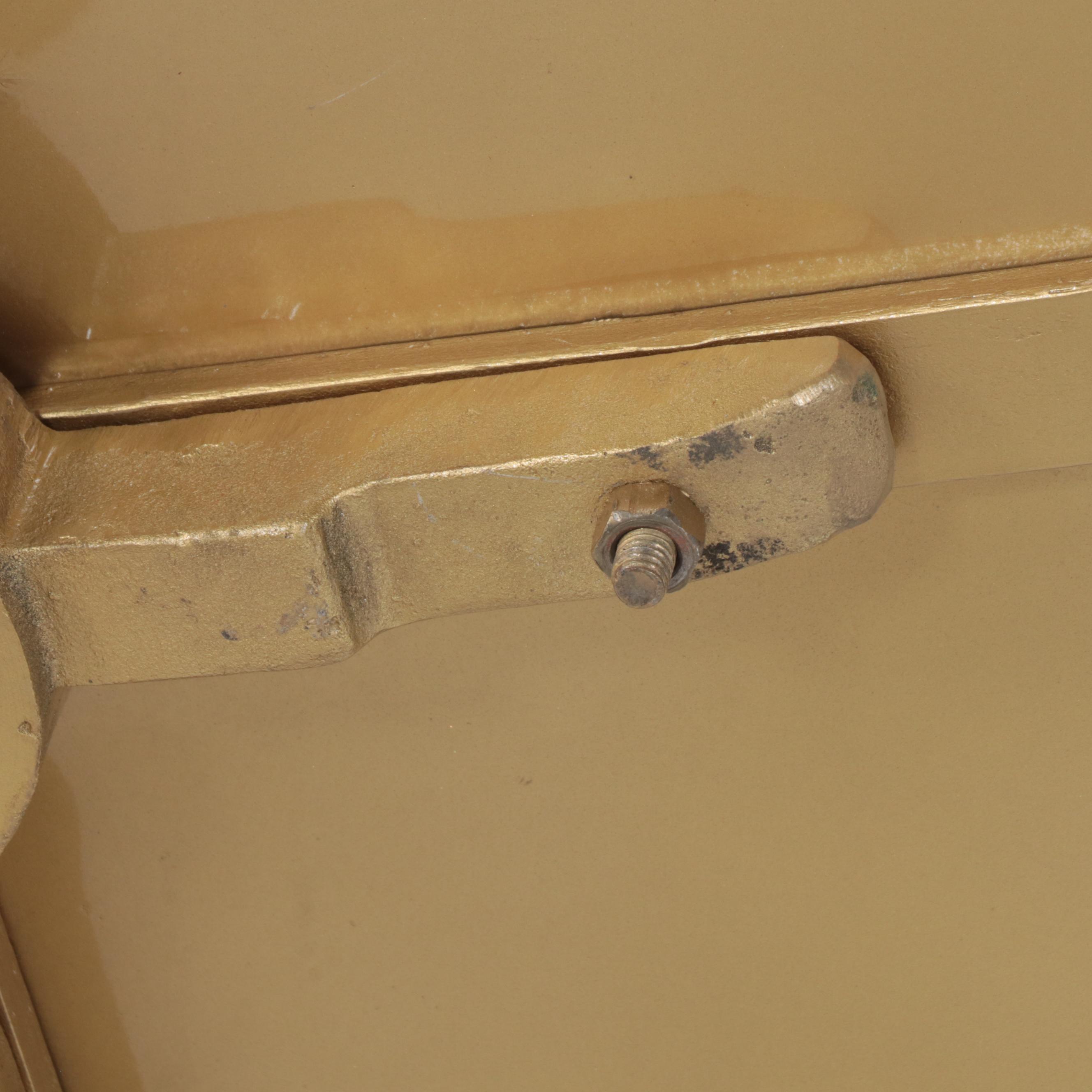 Modernist Style Gilt Metal Pub Table