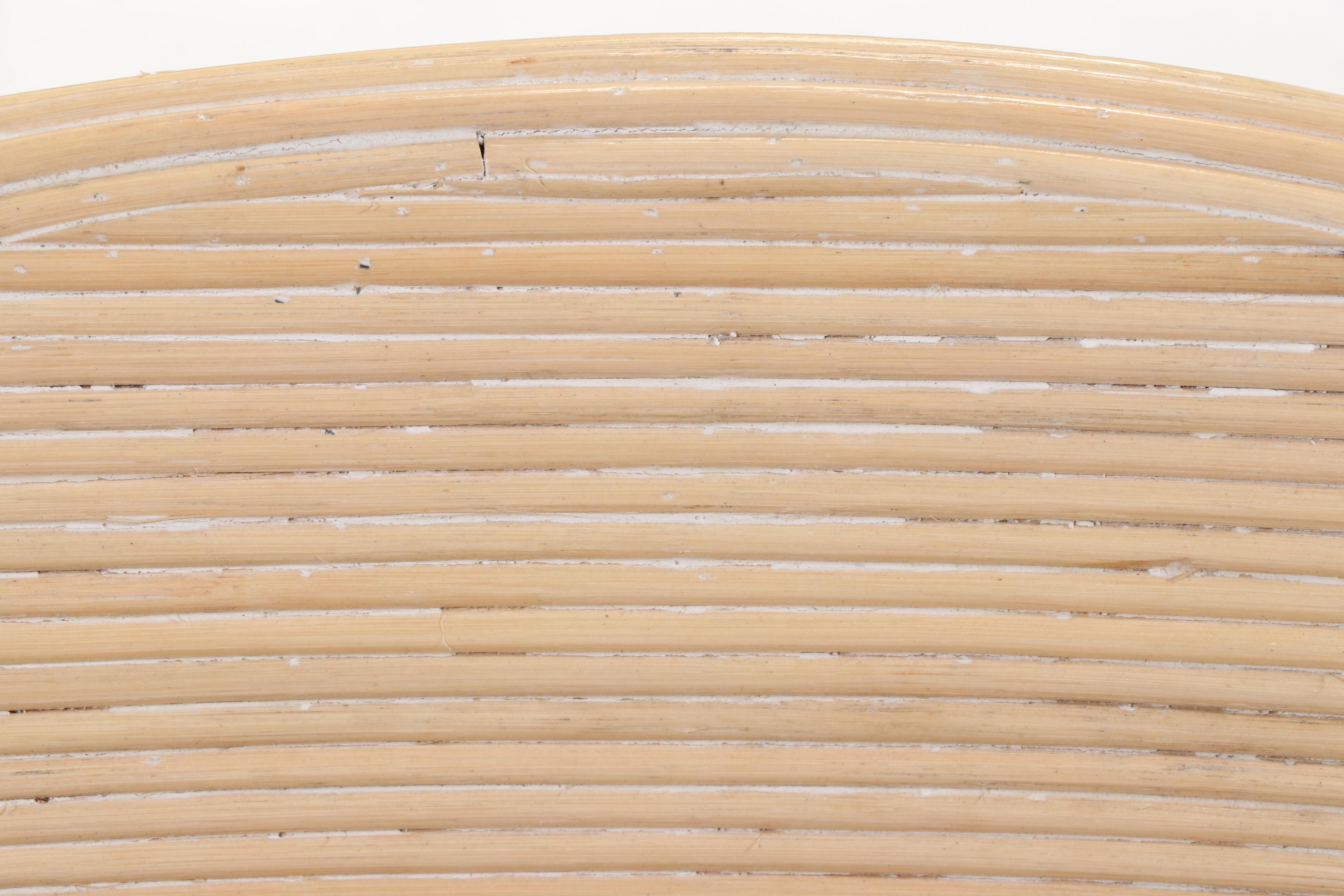 Pair of Modernist Style Rattan Low Chairs