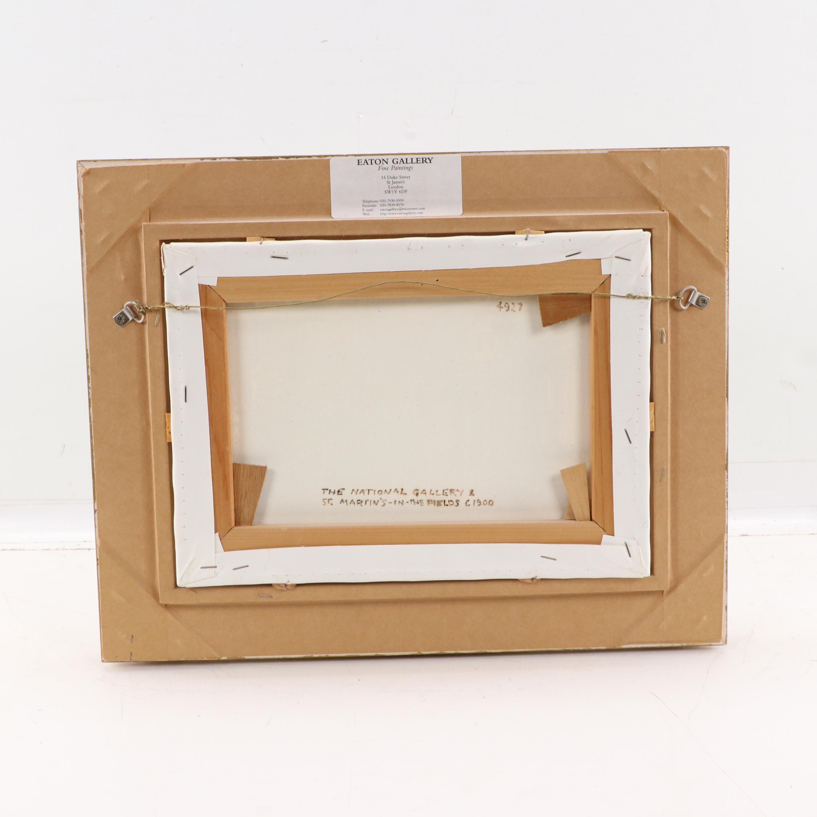 John Sutton Oil Painting "The National Gallery & St. Martin's-in-the-Fields..."