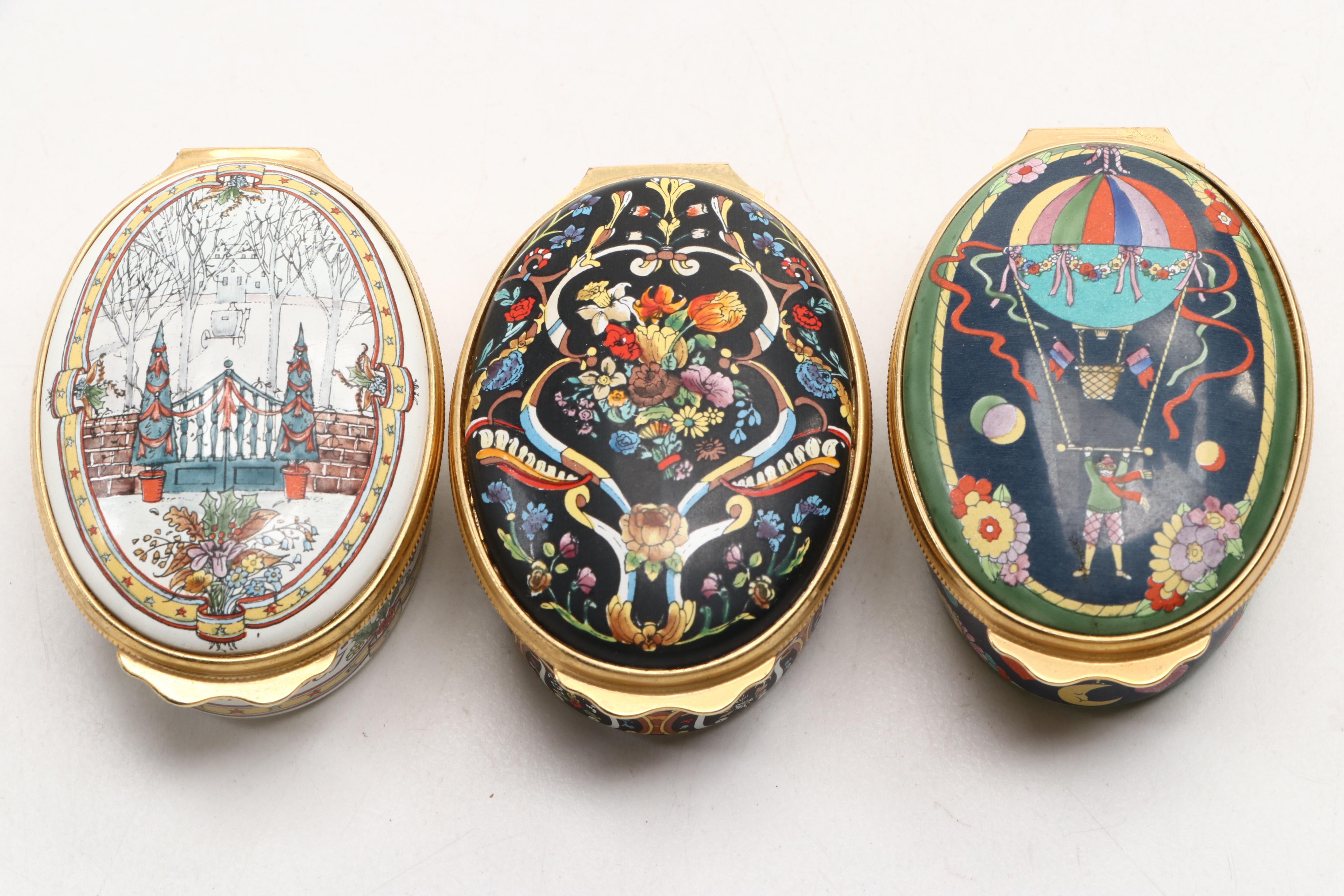 Gucci Limited Edition "Buon Natale," "Christmas 1988" and Other Enameled Box