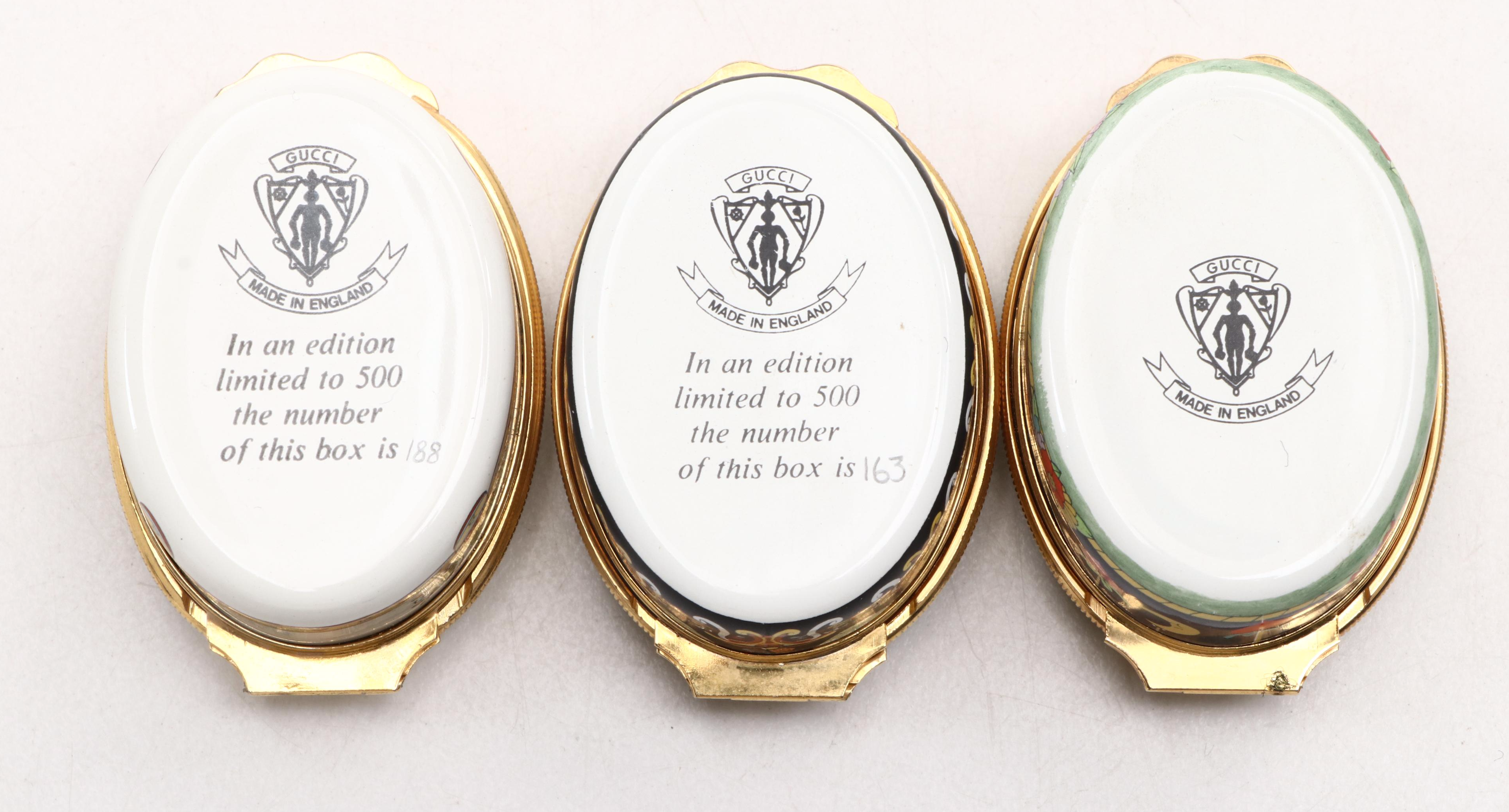 Gucci Limited Edition "Buon Natale," "Christmas 1988" and Other Enameled Box