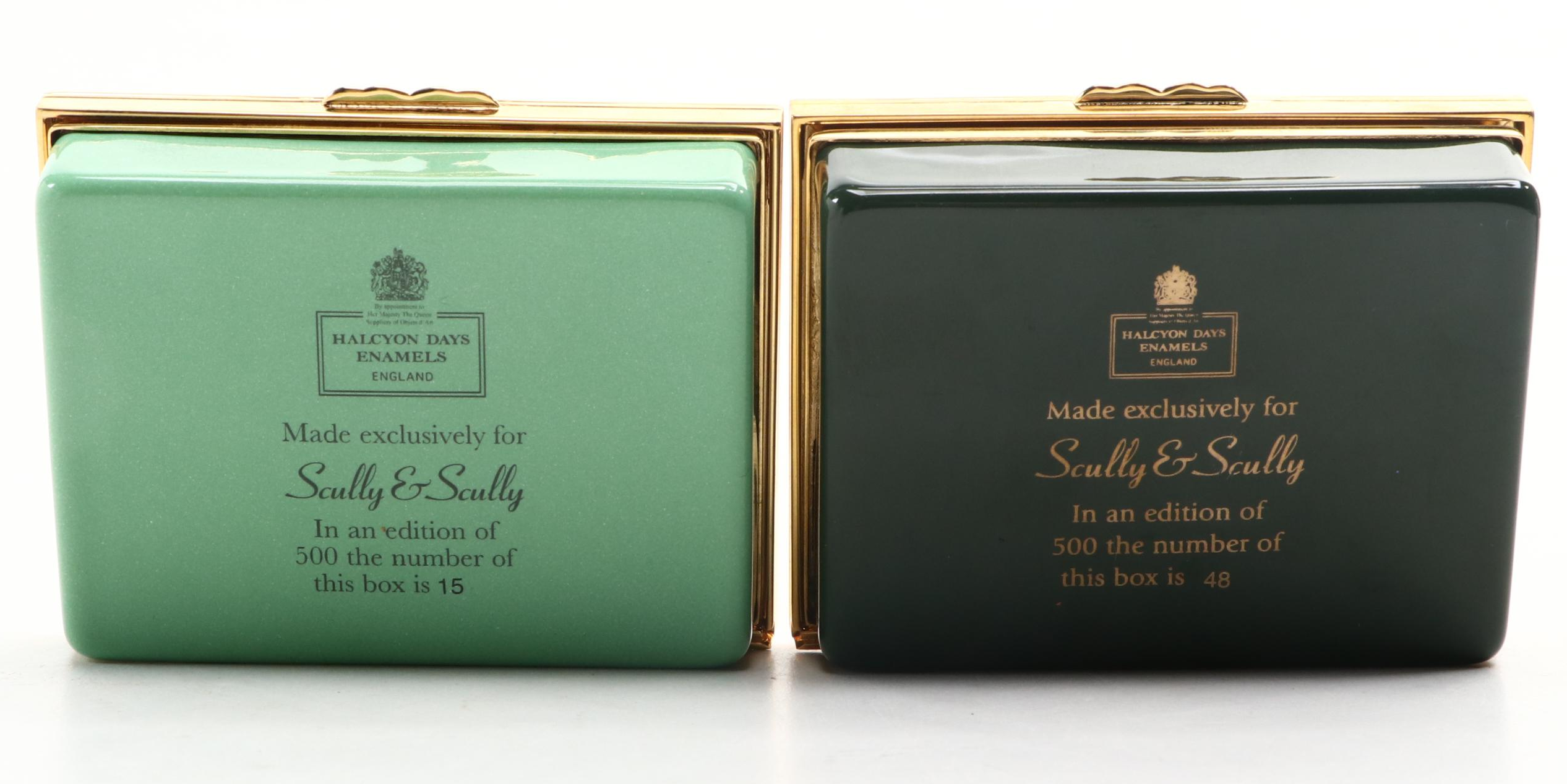 Halcyon Days Limited Edition "Empire State Building" and More Enameled Boxes