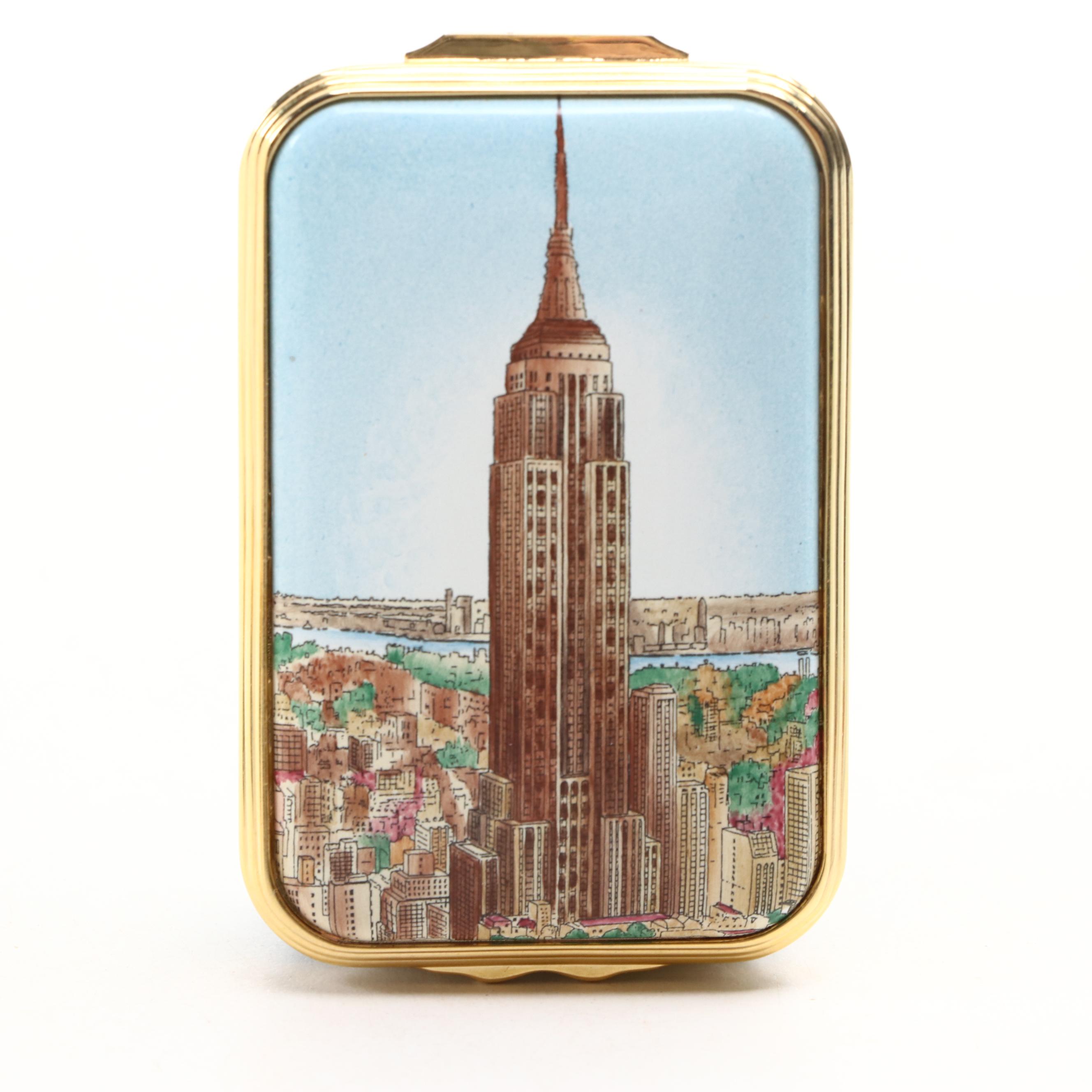 Halcyon Days Limited Edition "Empire State Building" and More Enameled Boxes