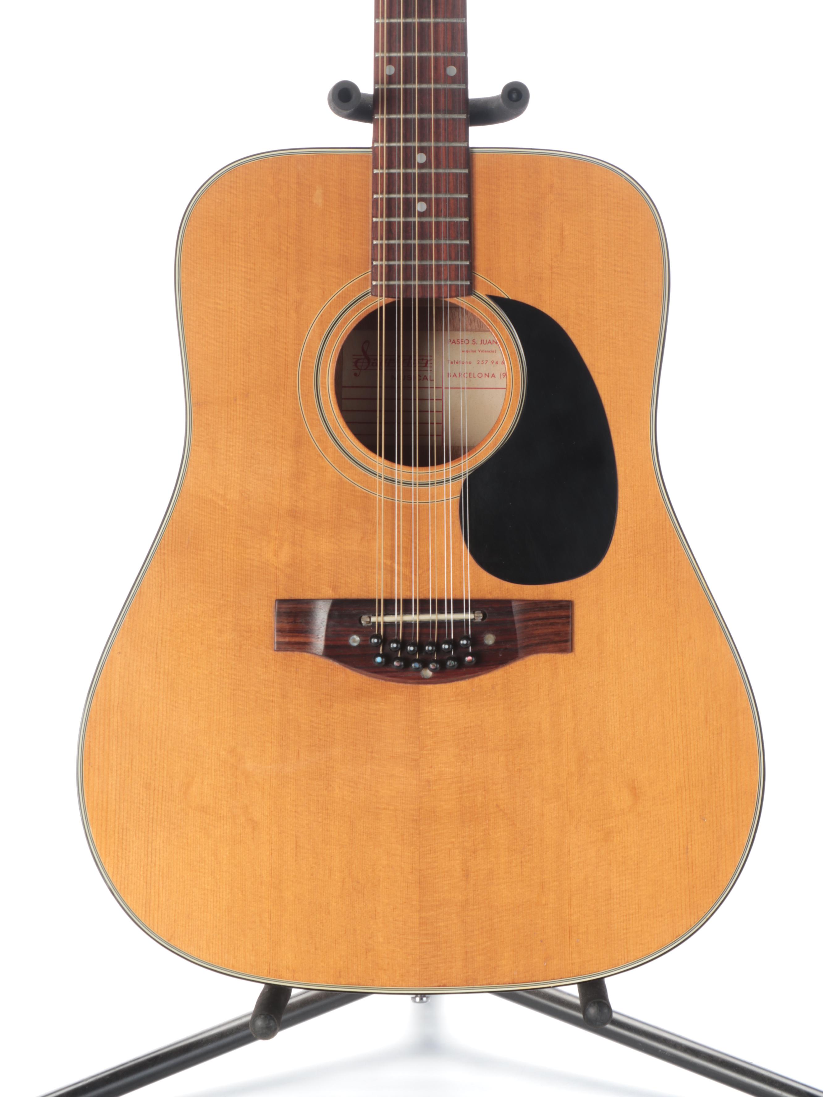 Aria 12 String Right-Handed Acoustic Guitar