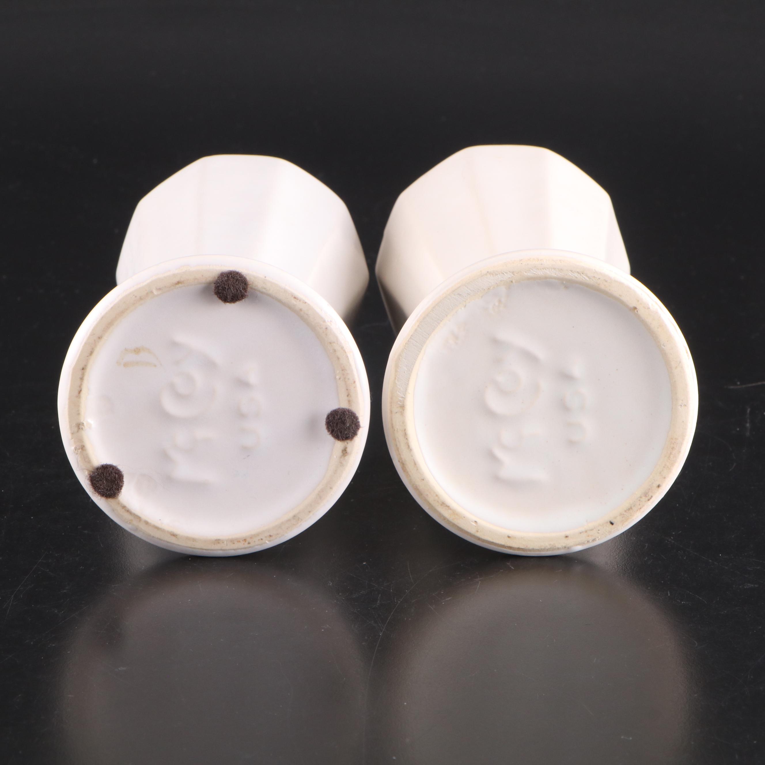 McCoy Pottery Grape Motif Ceramic Planter, Square Planter, and Vases