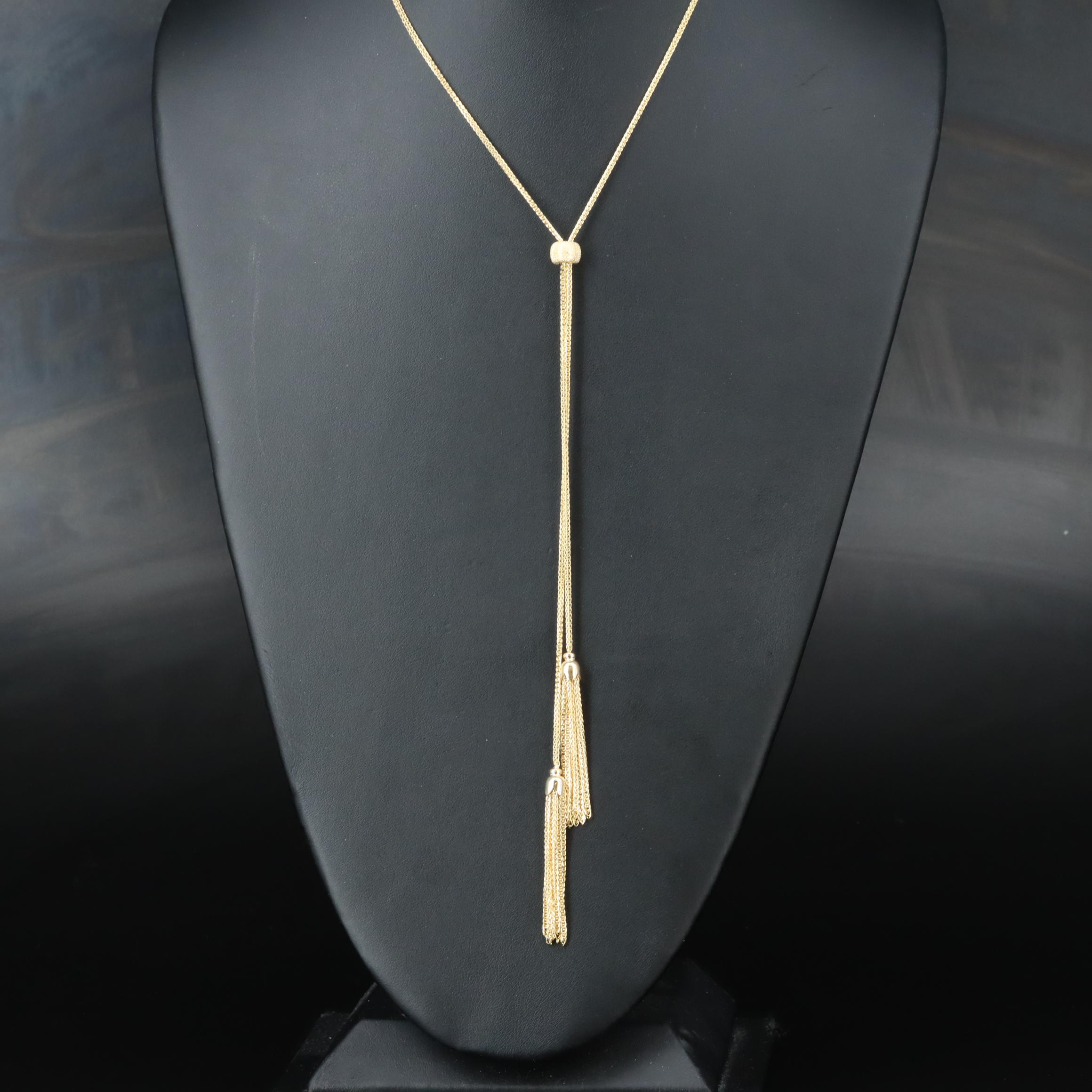 Italian 14K Négligéé Necklace