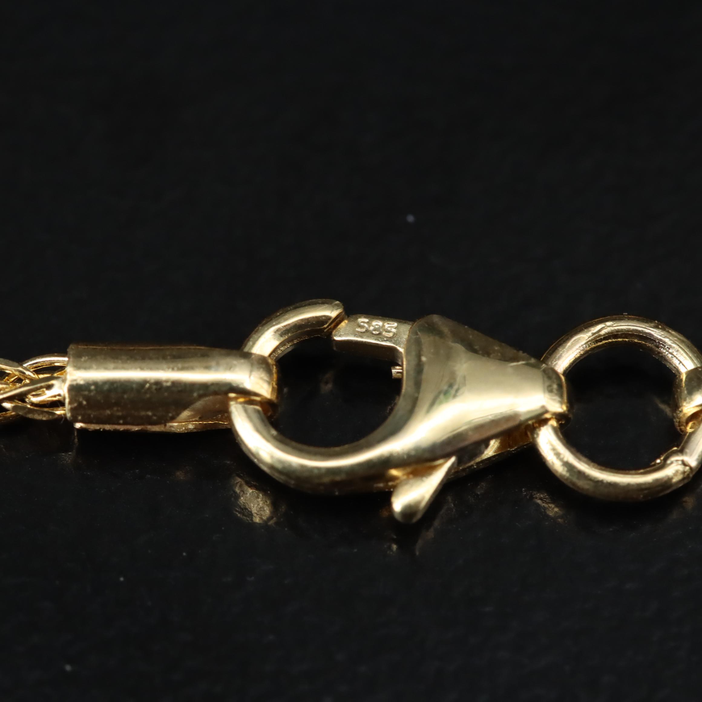 Italian 14K Négligéé Necklace
