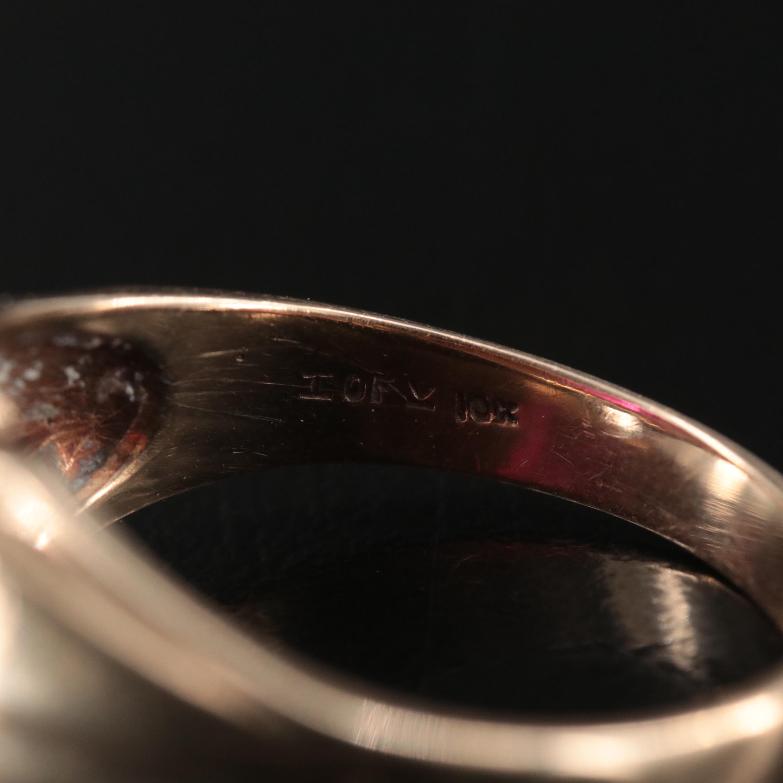 Vintage 10K Ruby Ring