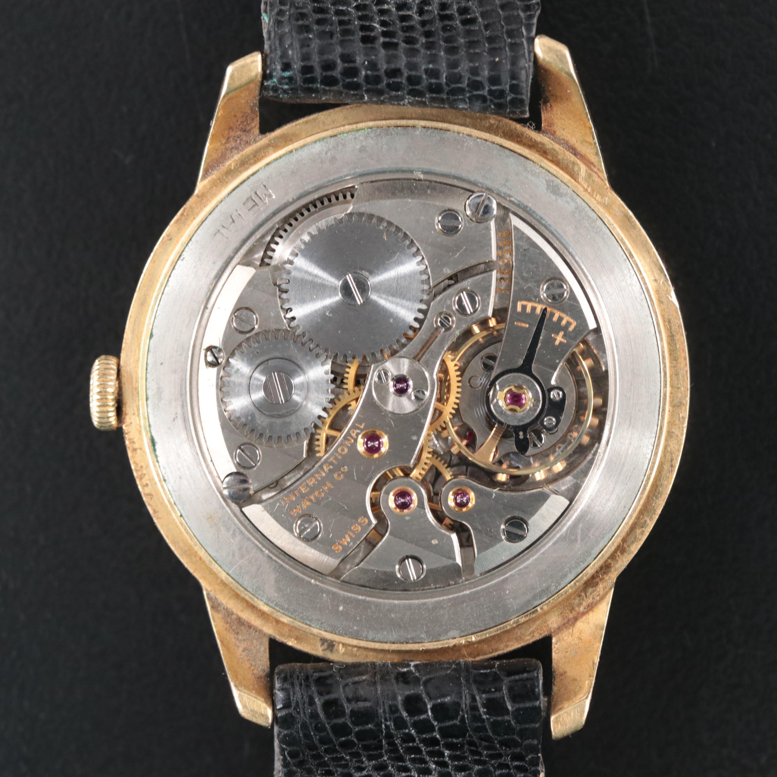 18K International Watch Co. Stem Wind Watch