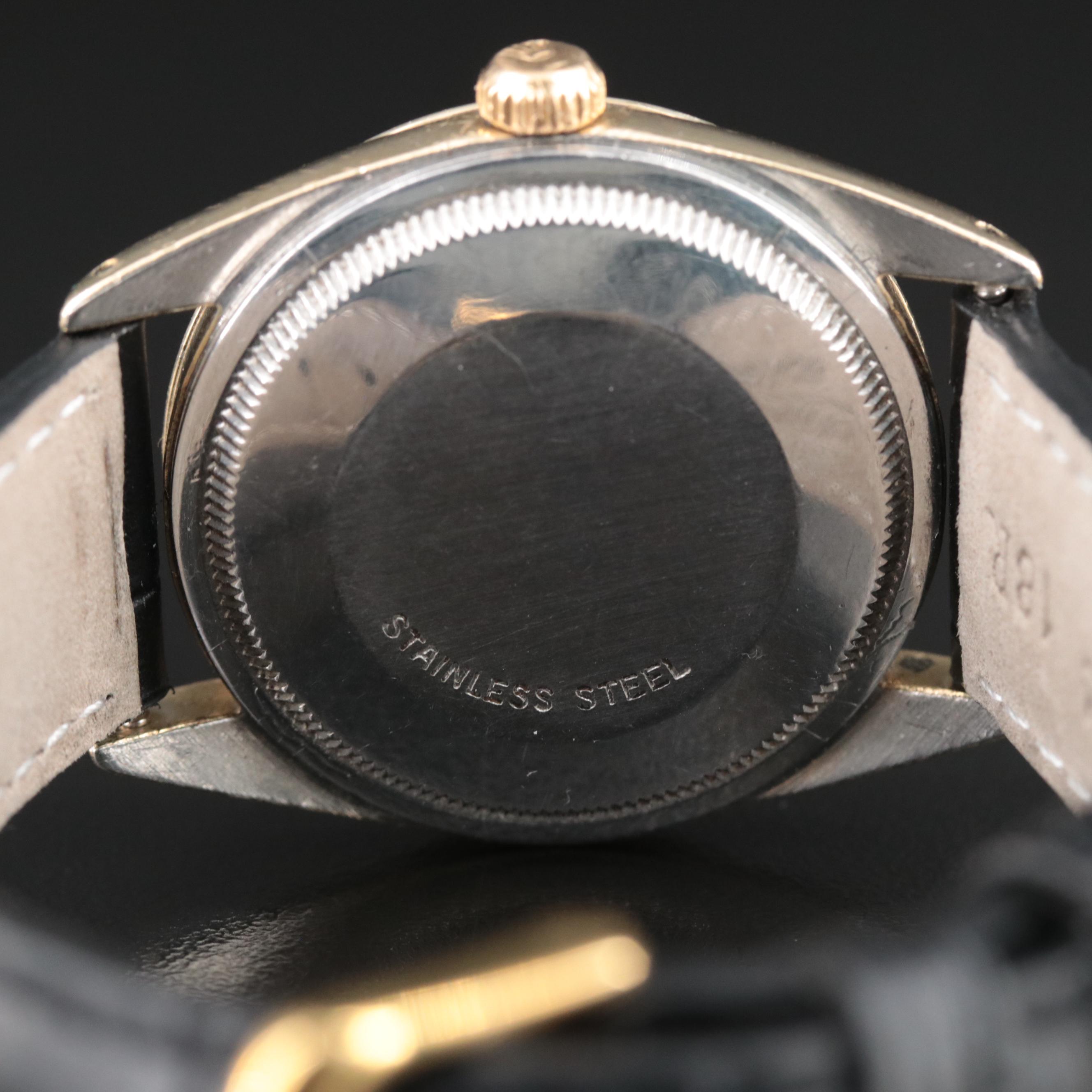 1979 Rolex Oyster Perpetual Gold Shell Date Watch